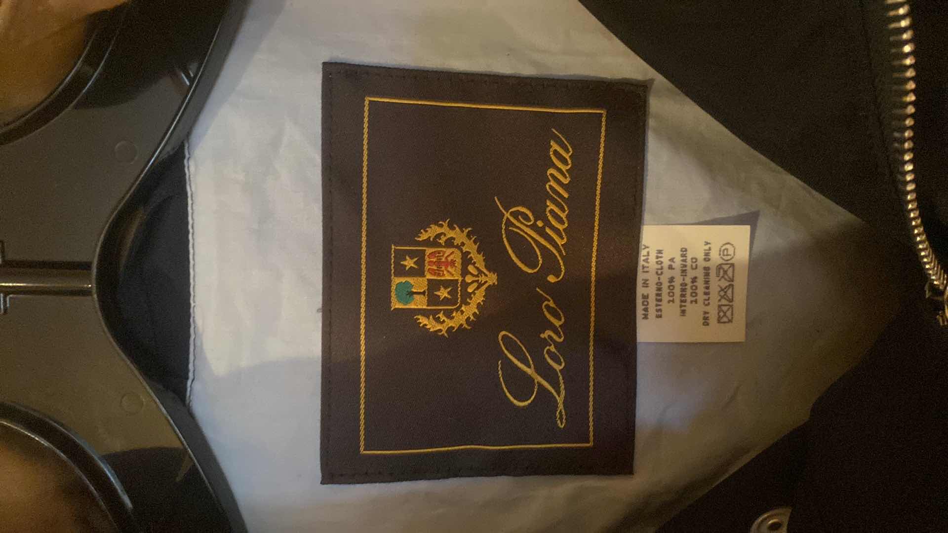 Photo 1 of LORO PIANO CANVAS JACKET MENS SIZE EST X LARGE