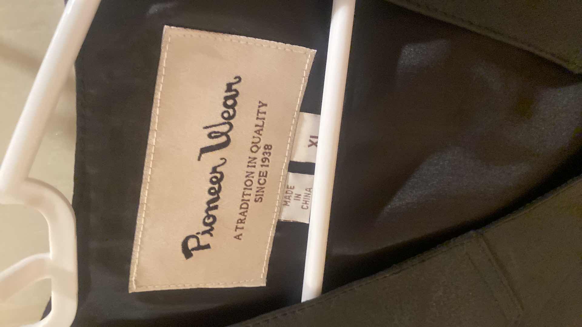 Photo 1 of 2 - PIONEER WEAR & MARC BAXIS LEATHER VESTS MENS SIZE X LARGE