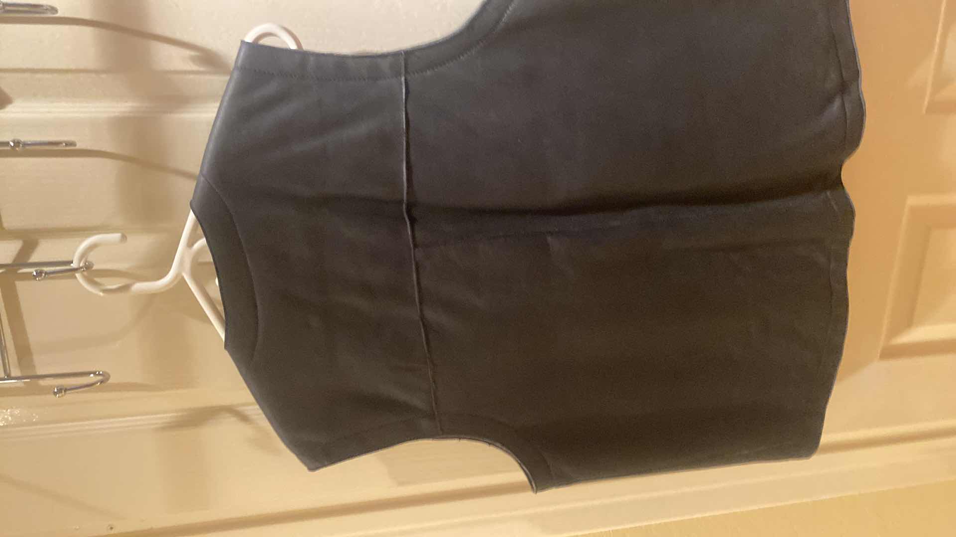 Photo 1 of NEW JEKEL OTTOWA LEATHER & SHEARLING VEST MADE IN FRANCE MENS EST SIZE LARGE