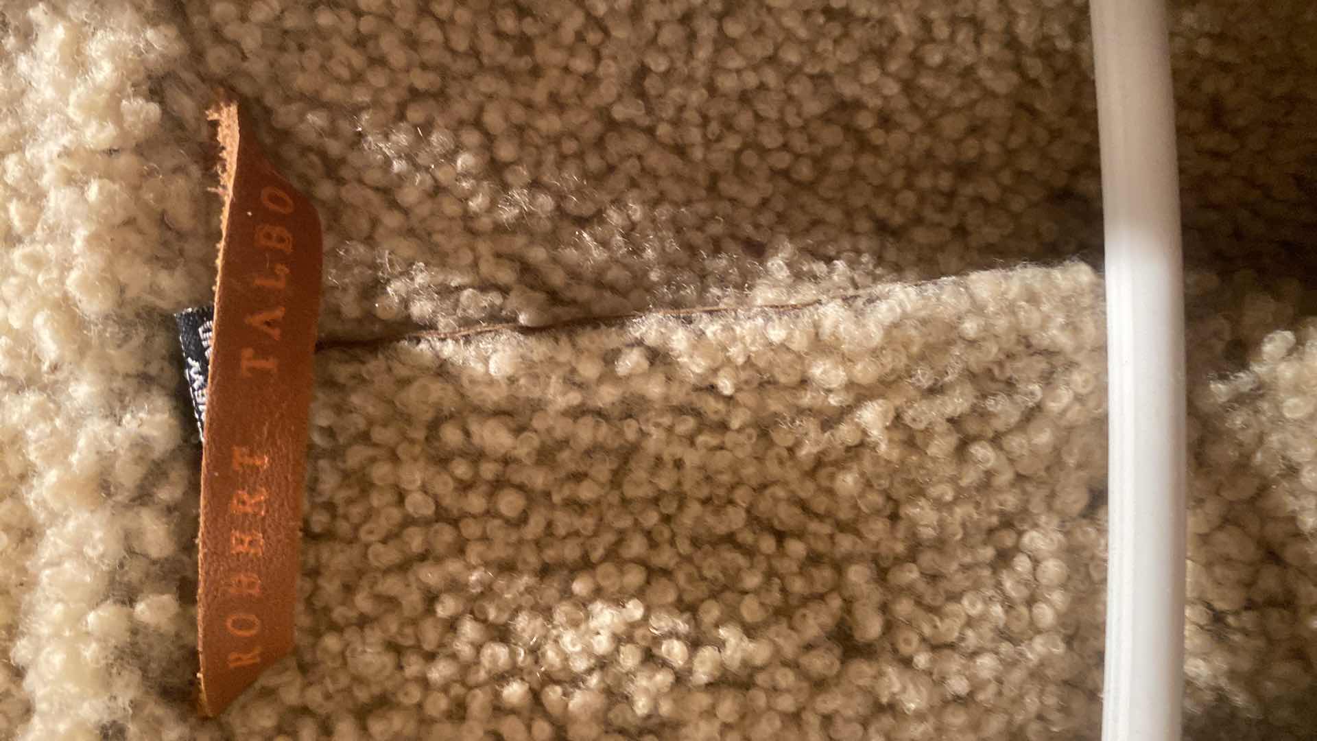 Photo 1 of 2 - ROBERT TALBOTT SHEARLING & CRIPPLE CREEK LEATHER VEST MENS SIZE XLARGE