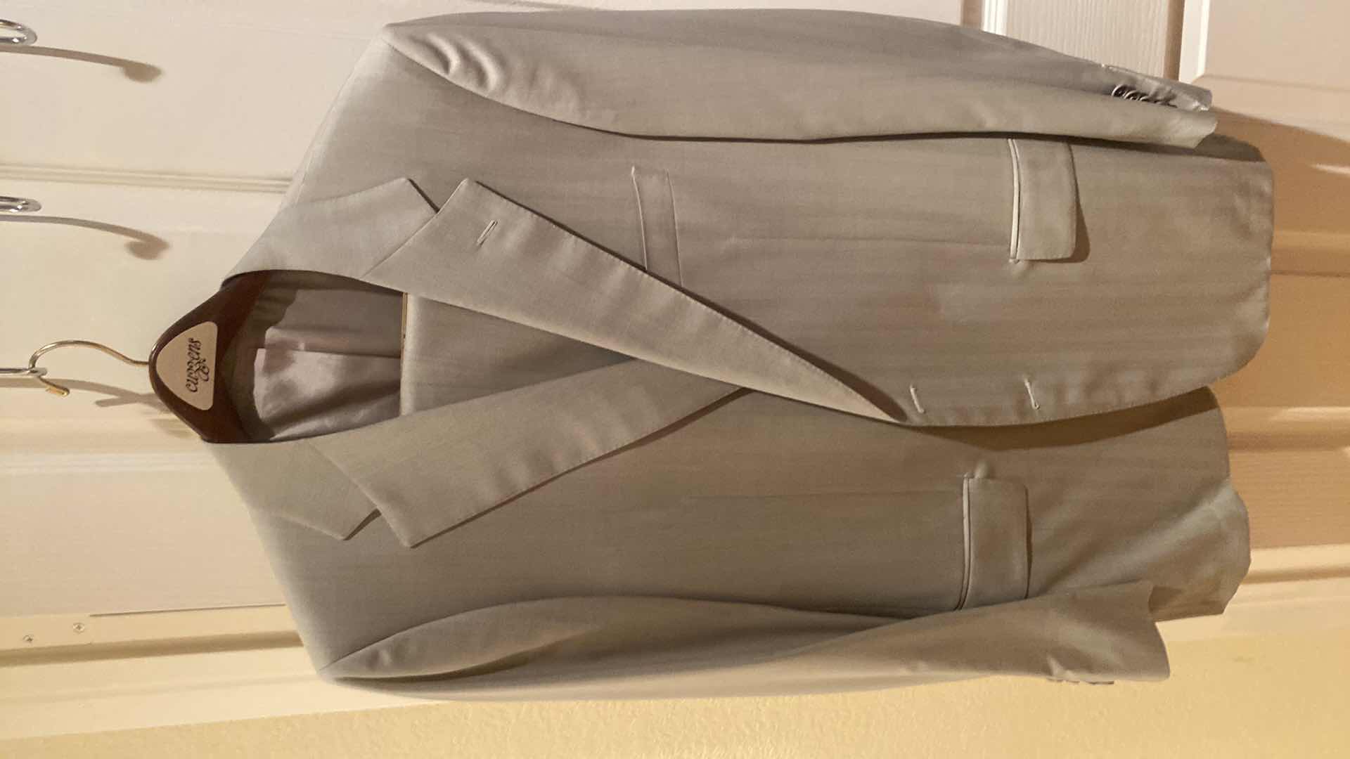 Photo 1 of NEW CUZZENS MADE IN ITALY WOOL SUIT MENS EST SIZE US 44