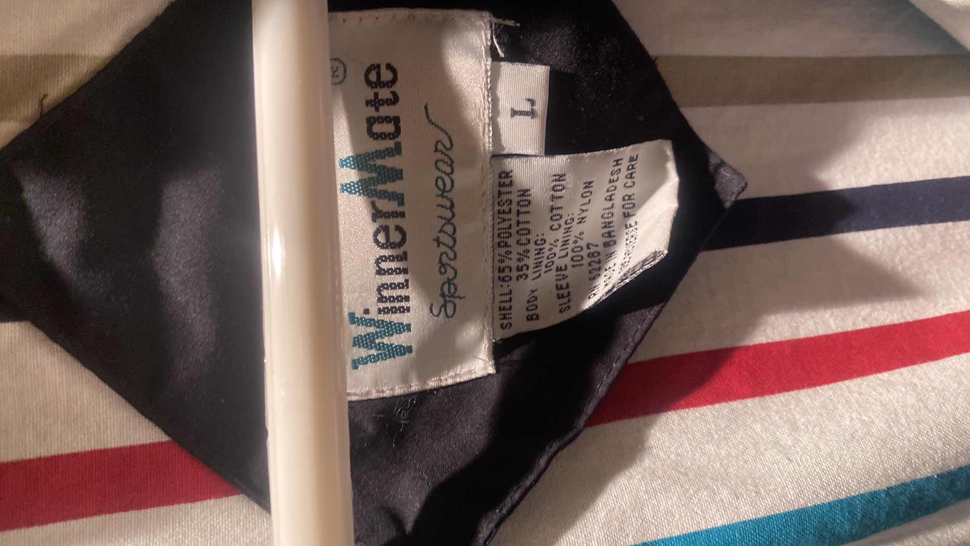 Photo 1 of 2 - MENS PURE SILK & WINNER MATE WINDBREAKERS SIZE LARGE