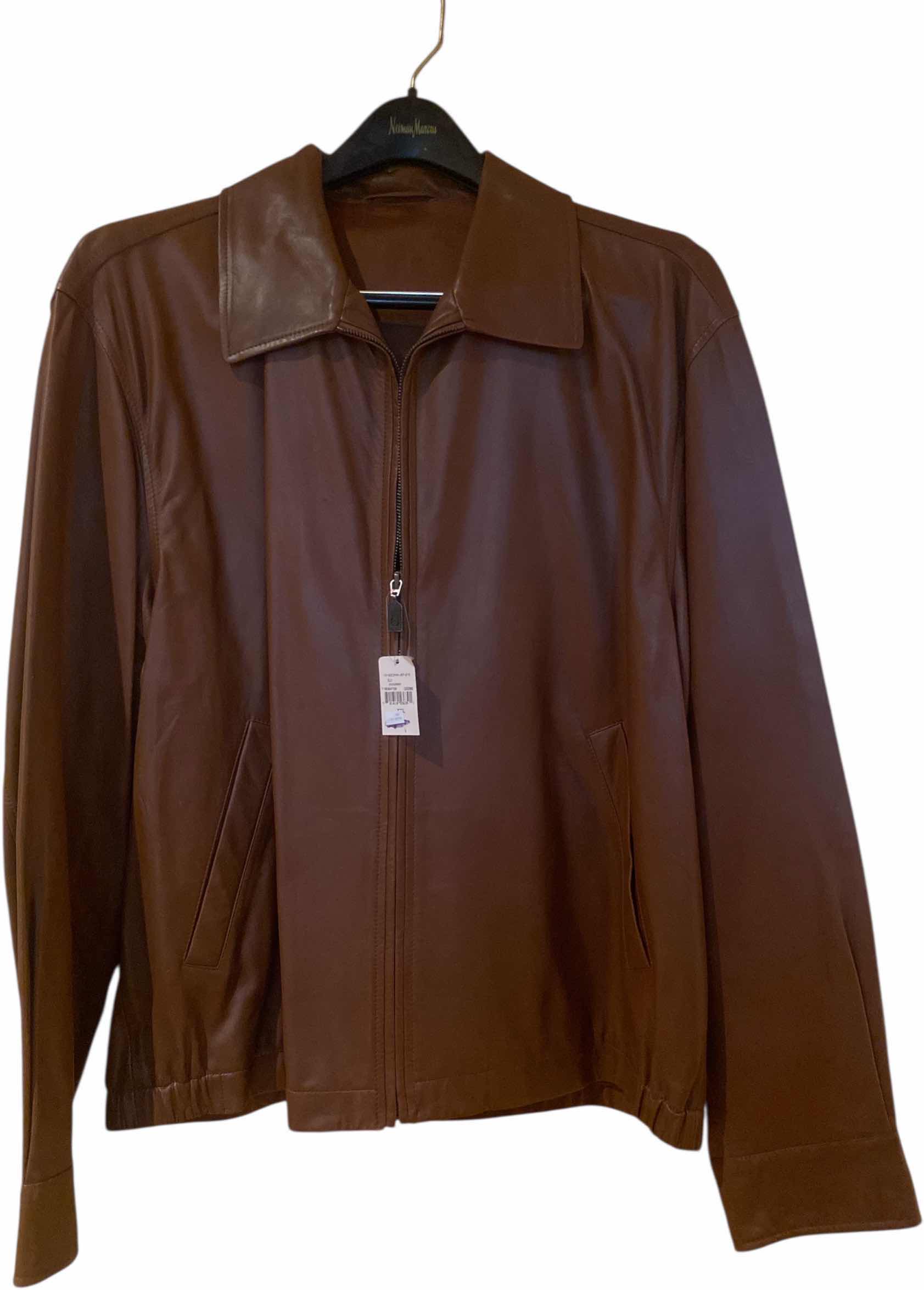 Photo 1 of NEW ERMENEGILDO ZEGNA MENS LEATHER JACKET SIZE XX-LARGE