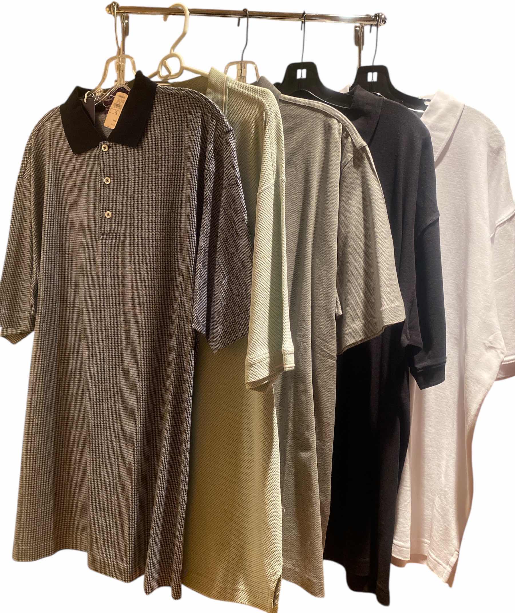 Photo 1 of 5 - DESIGNER POLO SHIRTS (SOME WITH $ TAGS) MENS SIZE X LARGE