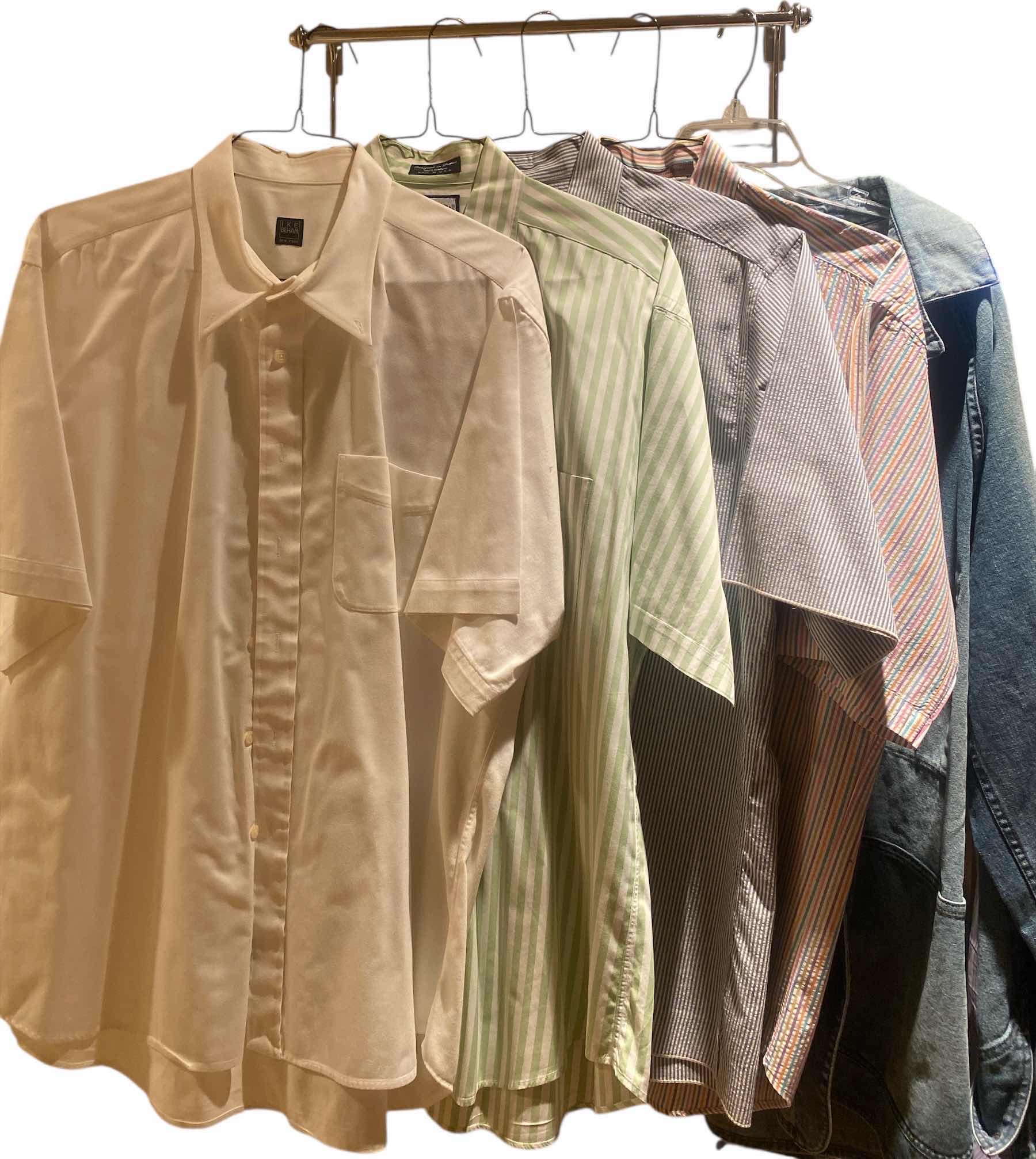 Photo 1 of $450 5 - DESIGNER SHORT SLEEVE SHIRTS MENS SIZE LARGE