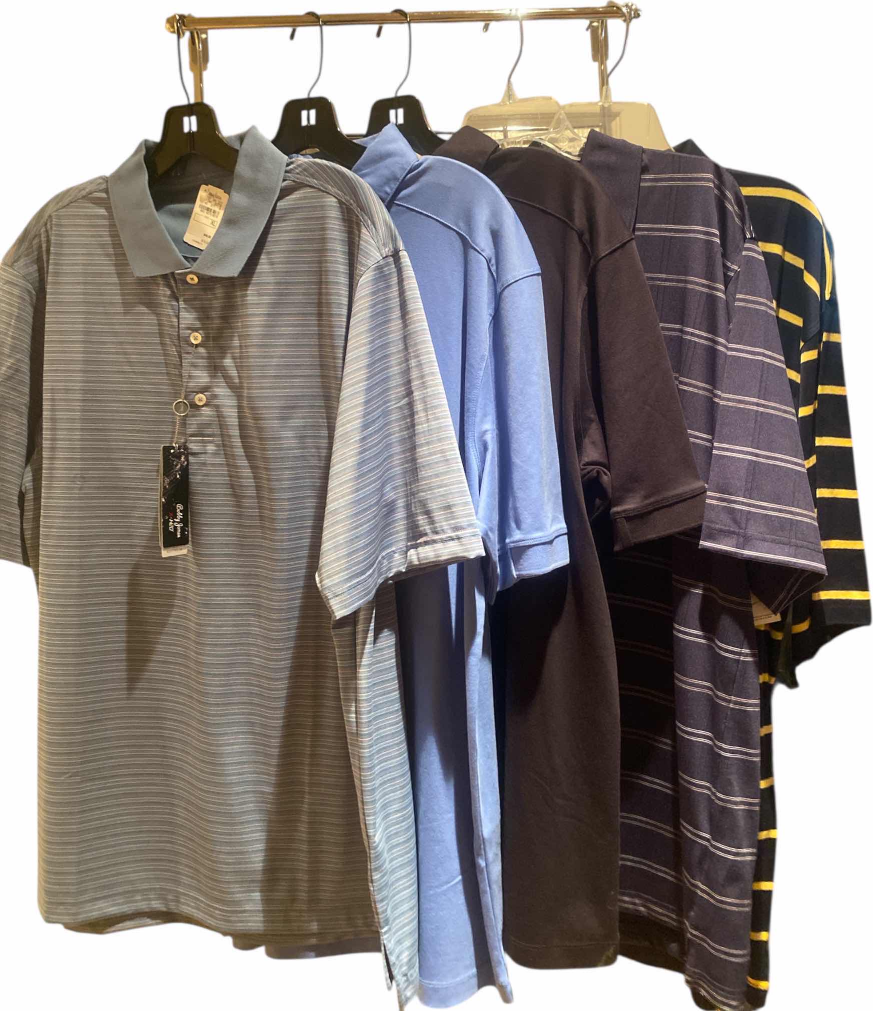 Photo 1 of 5 - NEW DESIGNER POLO SHIRTS MENS SIZE X LARGE