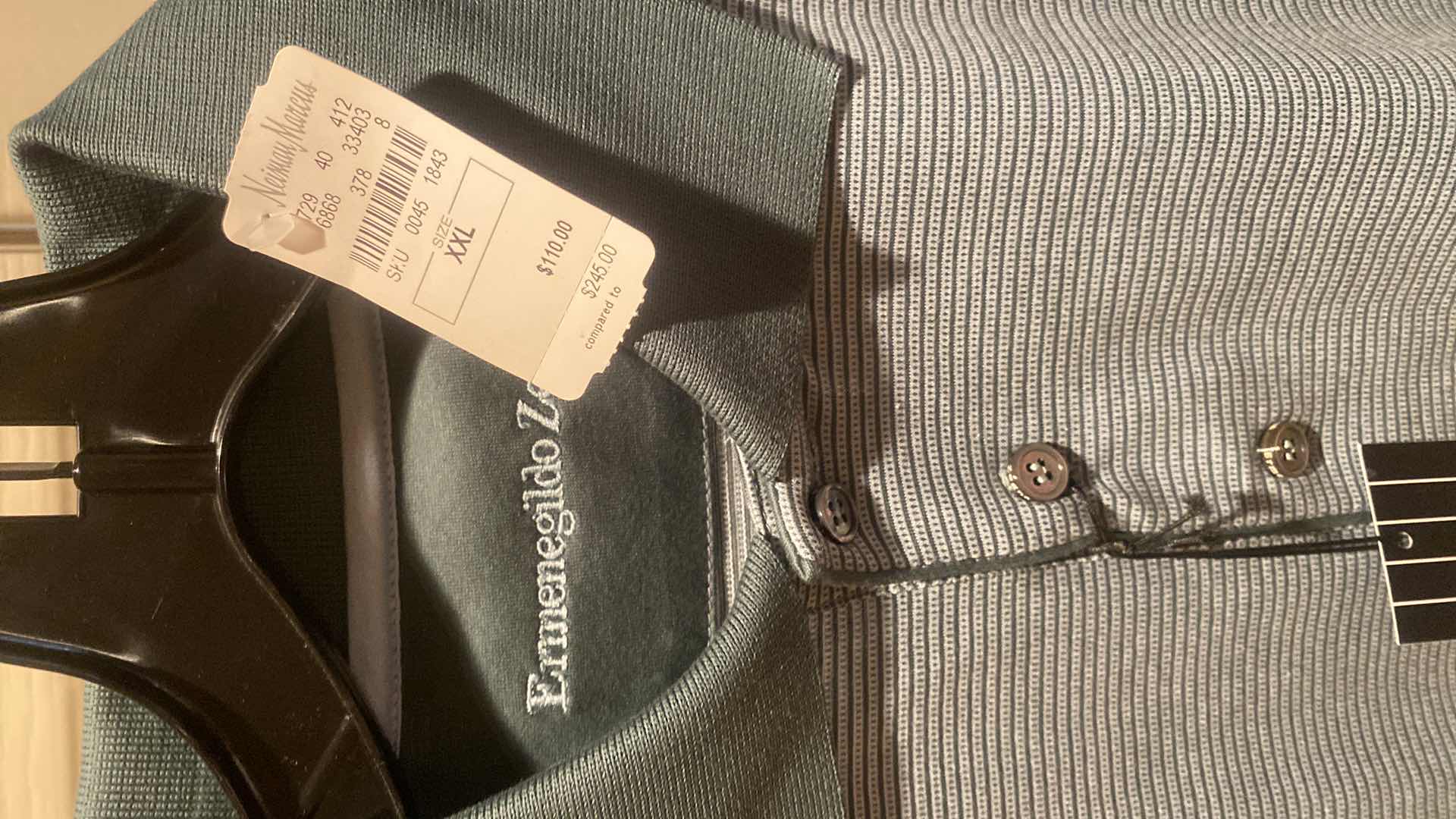 Photo 1 of 2- NEW ENENEGILDO ZENGA POLO SHIRTS MENS SIZE XX LARGE