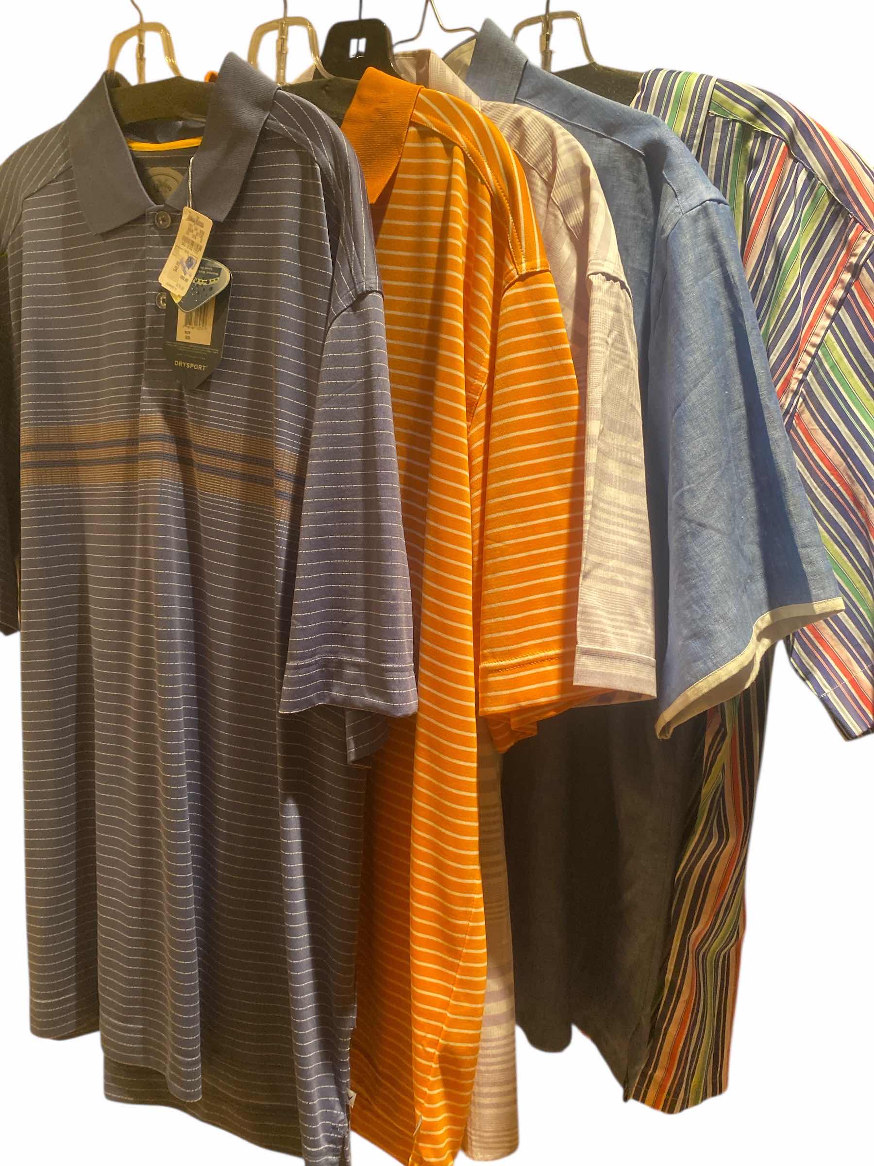 Photo 1 of 5 - DESIGNER POL0 & BUTTON DOWN SHIRTS SHIRTS MENS SIZE XX LARGE SINCE WITH TAGS