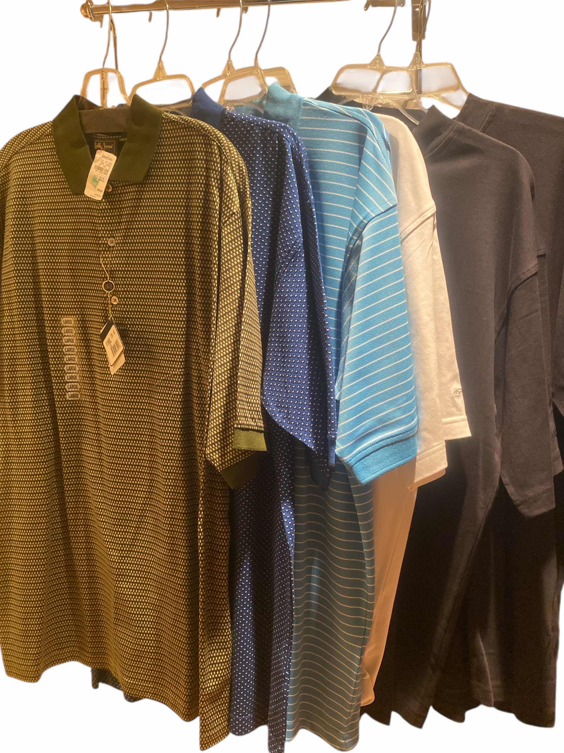 Photo 1 of 6 - NEW DESIGNER POL0 & KNIT SHIRTS MENS SIZE LARGE