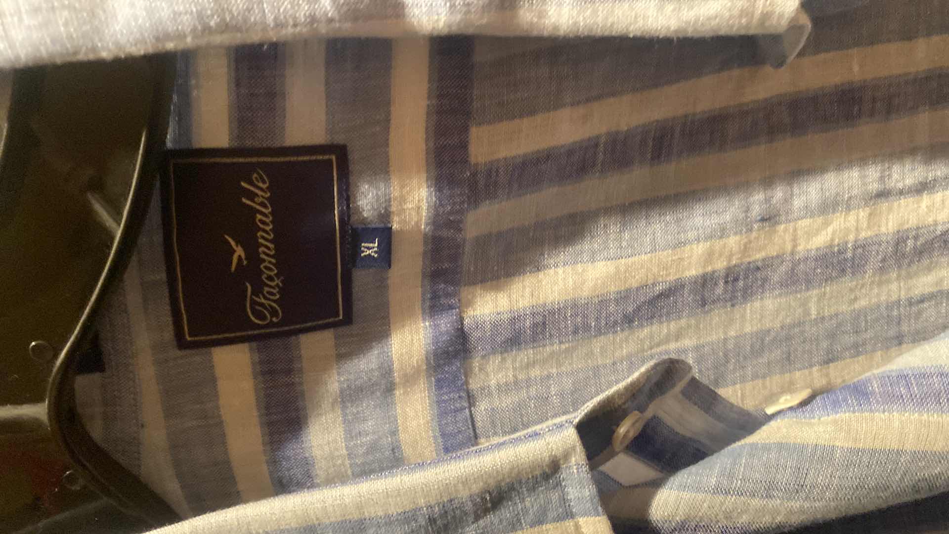 Photo 1 of 10 - DESIGNER BUTTON DOWN SHORT SLEEVE SHIRTS SIZE XL - SOME ARE NEW