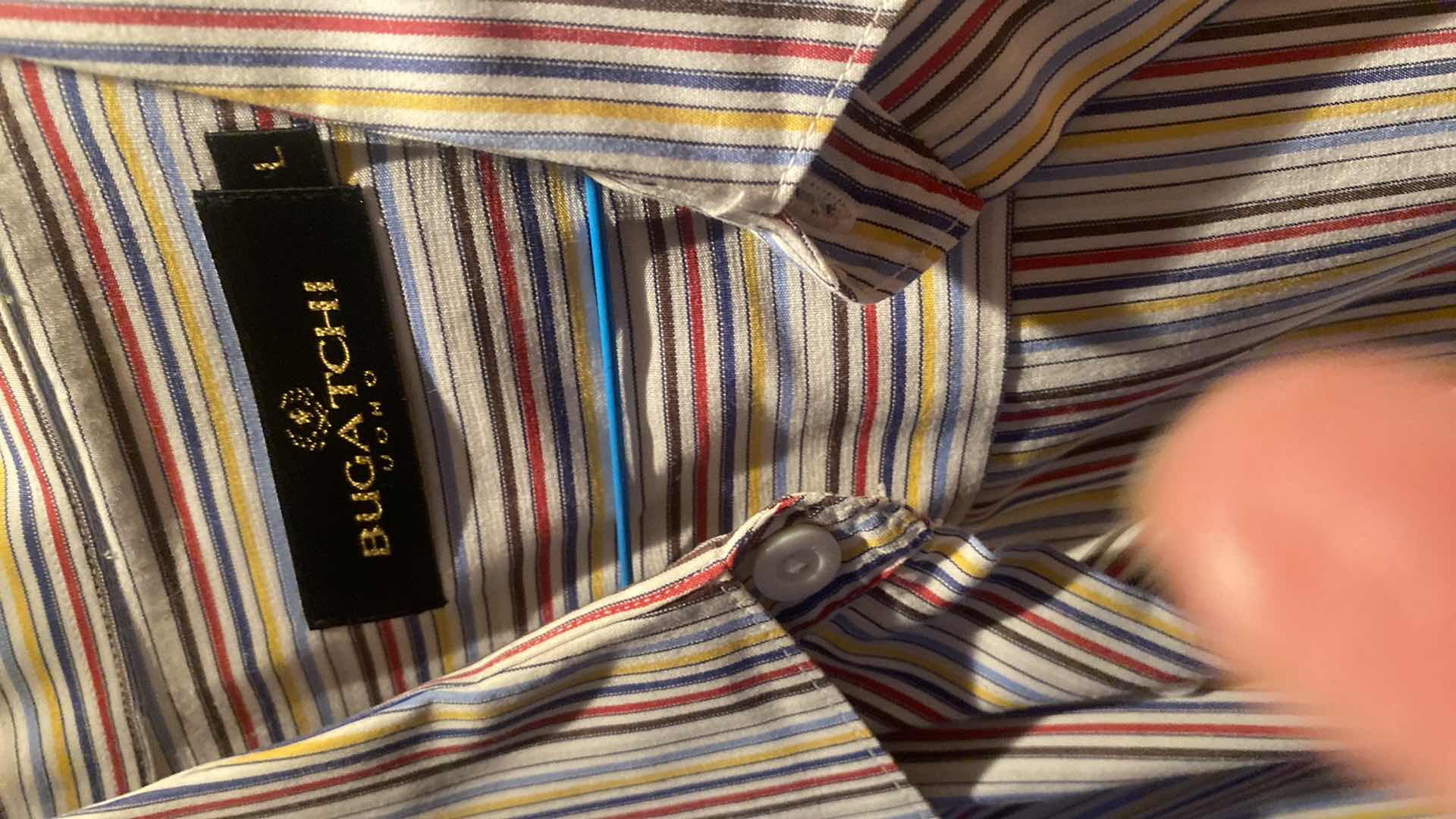 Photo 1 of 10 - DESIGNER BUTTON DOWN SHORT SLEEVE SHIRTS SIZE LARGE - SOME ARE NEW