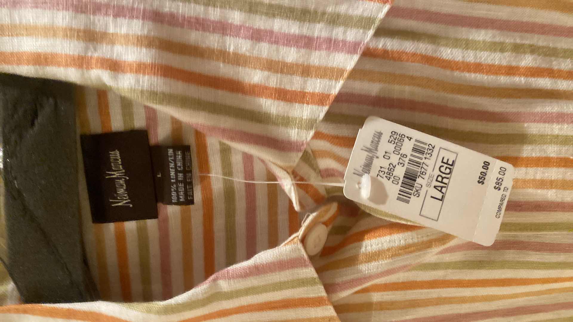 Photo 1 of 10 - DESIGNER BUTTON DOWN SHORT SLEEVE SHIRTS SIZE LARGE - SOME ARE NEW