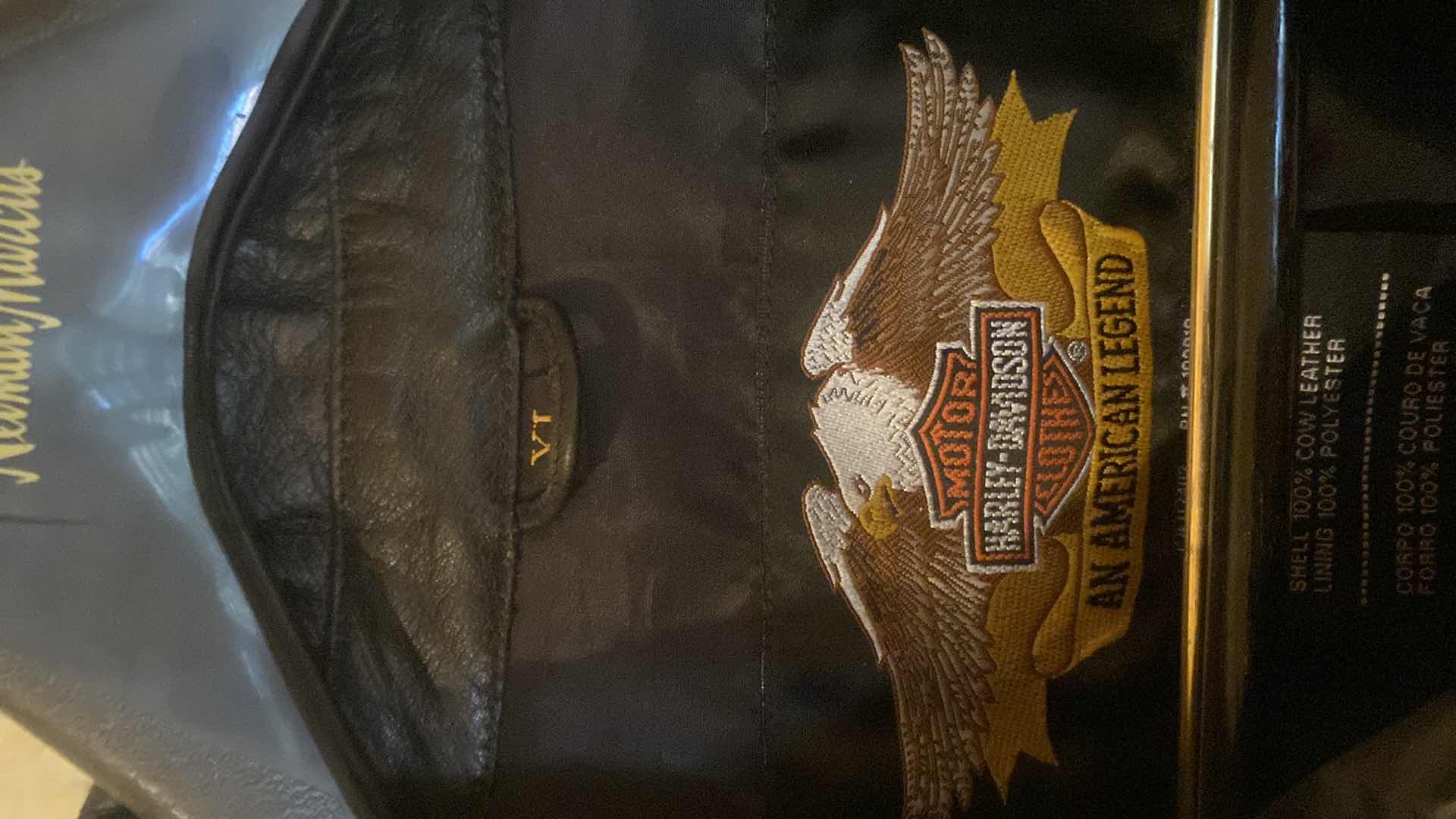 Photo 1 of HARLEY DAVIDSON SNAP DOWN LEATHER SHIRT JACKET MADE IN MEXICO SIZE XL