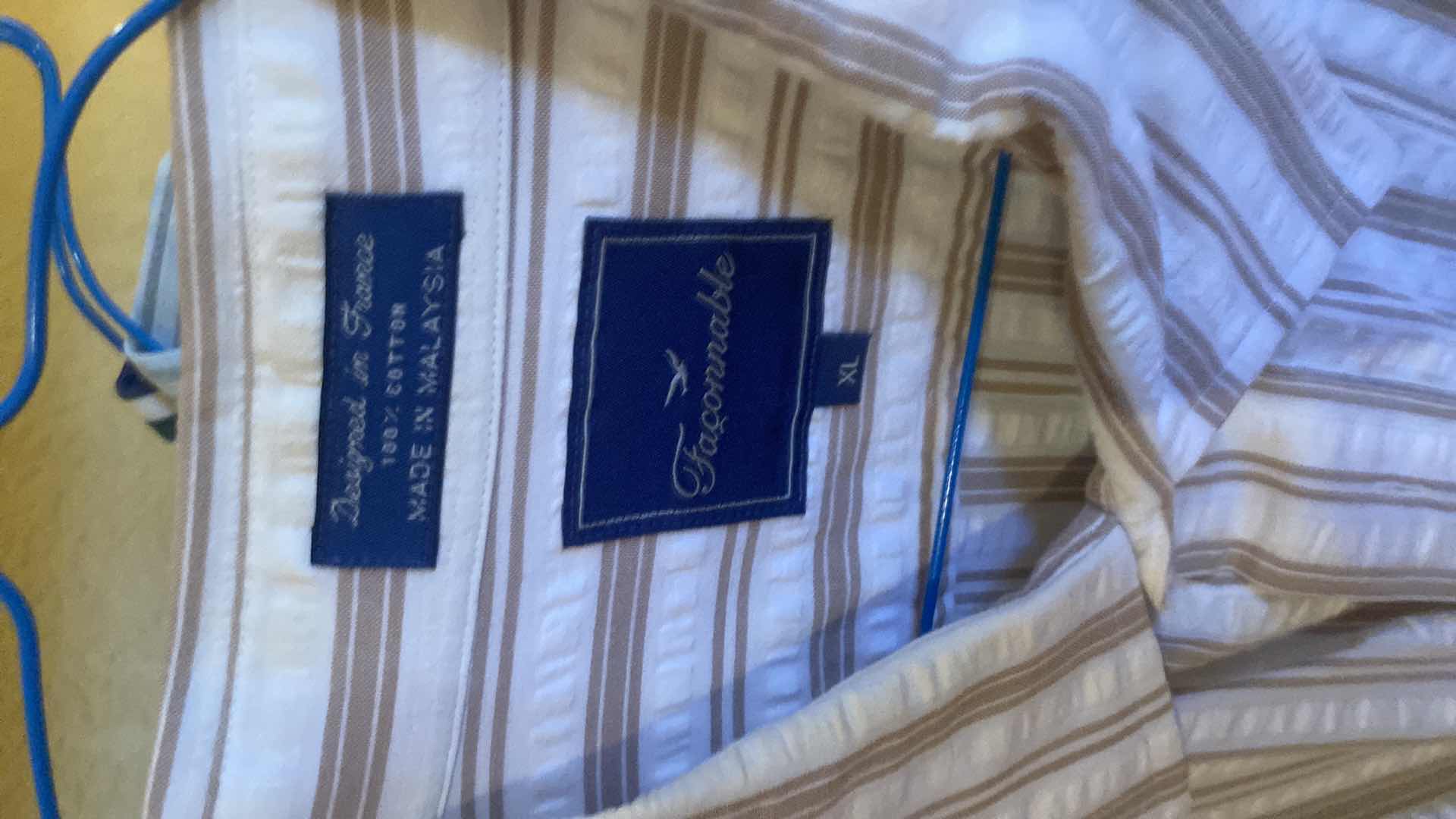 Photo 1 of 9 - DESIGNER 2 GOLF SHIRTS & 9 SHORT SLEEVE BUTTON DOWN SHIRTS MENS SIZE X LARGE (SOME WITH TAGS)