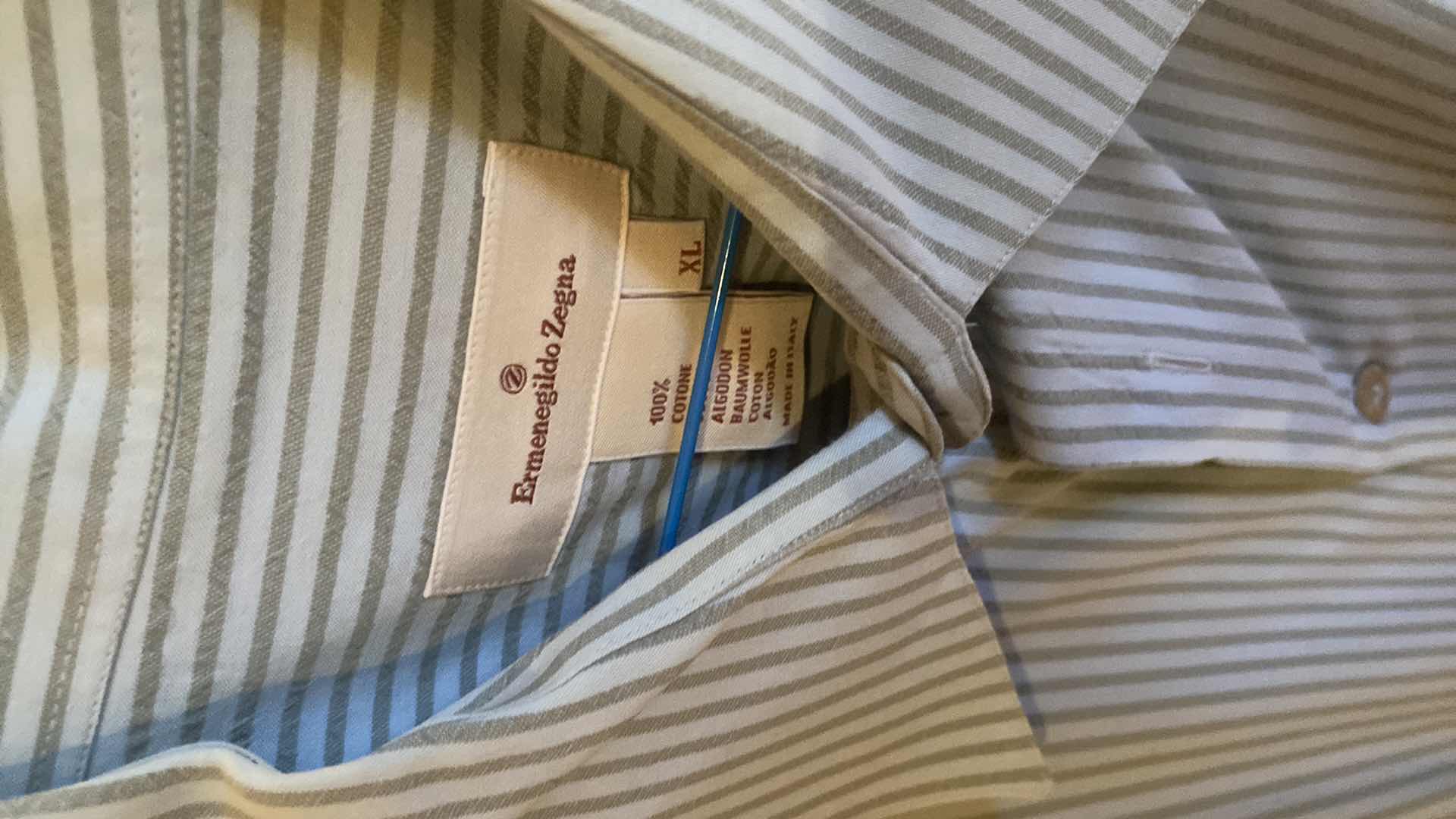 Photo 1 of 9 - DESIGNER 2 GOLF SHIRTS & 9 SHORT SLEEVE BUTTON DOWN SHIRTS MENS SIZE X LARGE (SOME WITH TAGS)