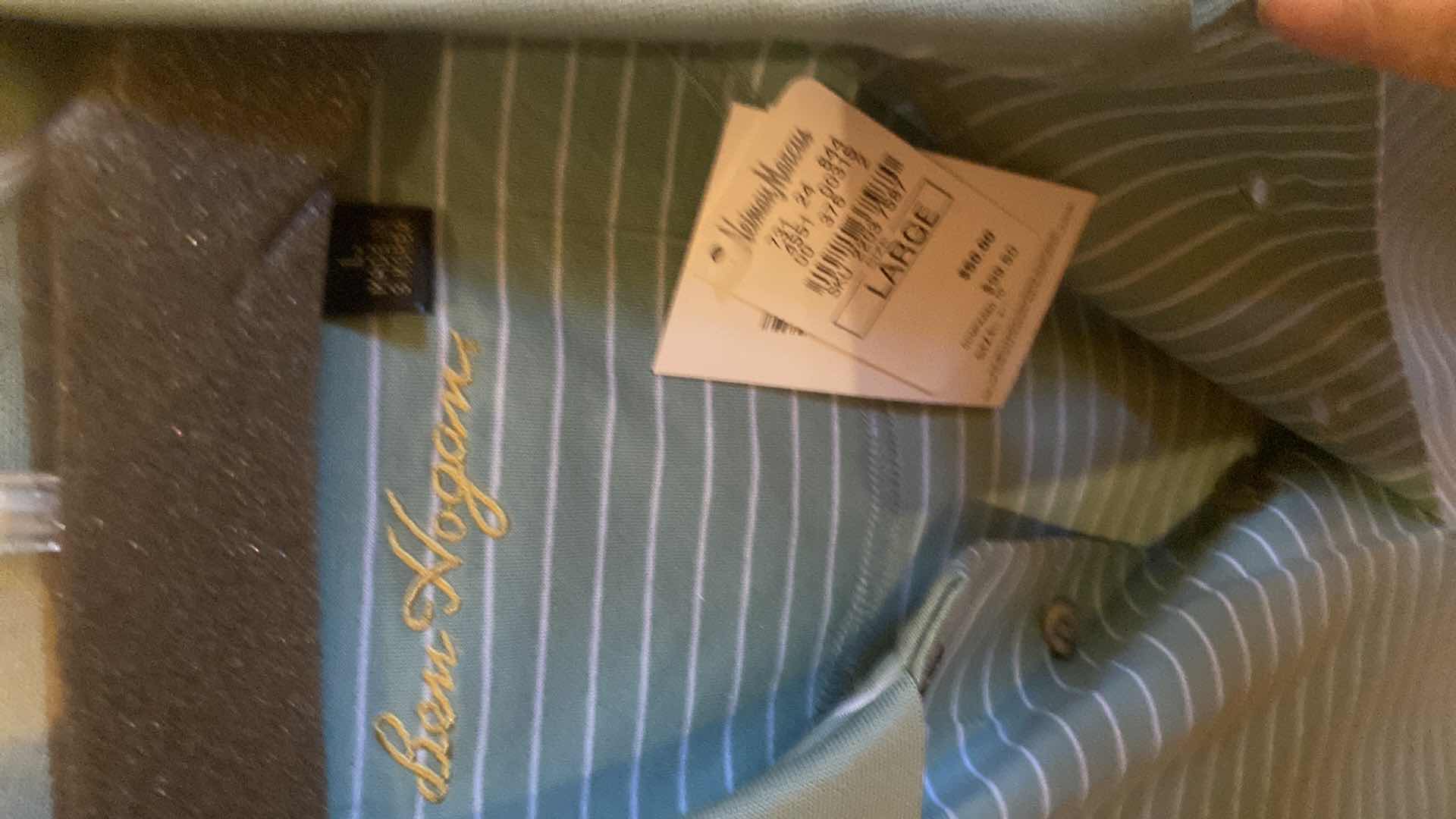 Photo 1 of 11 - DESIGNER GOLF SHIRTS & SHORT DLEEVE BUTTON DOWNS MENS SIZE LARGE (SOME WITH TAGS)