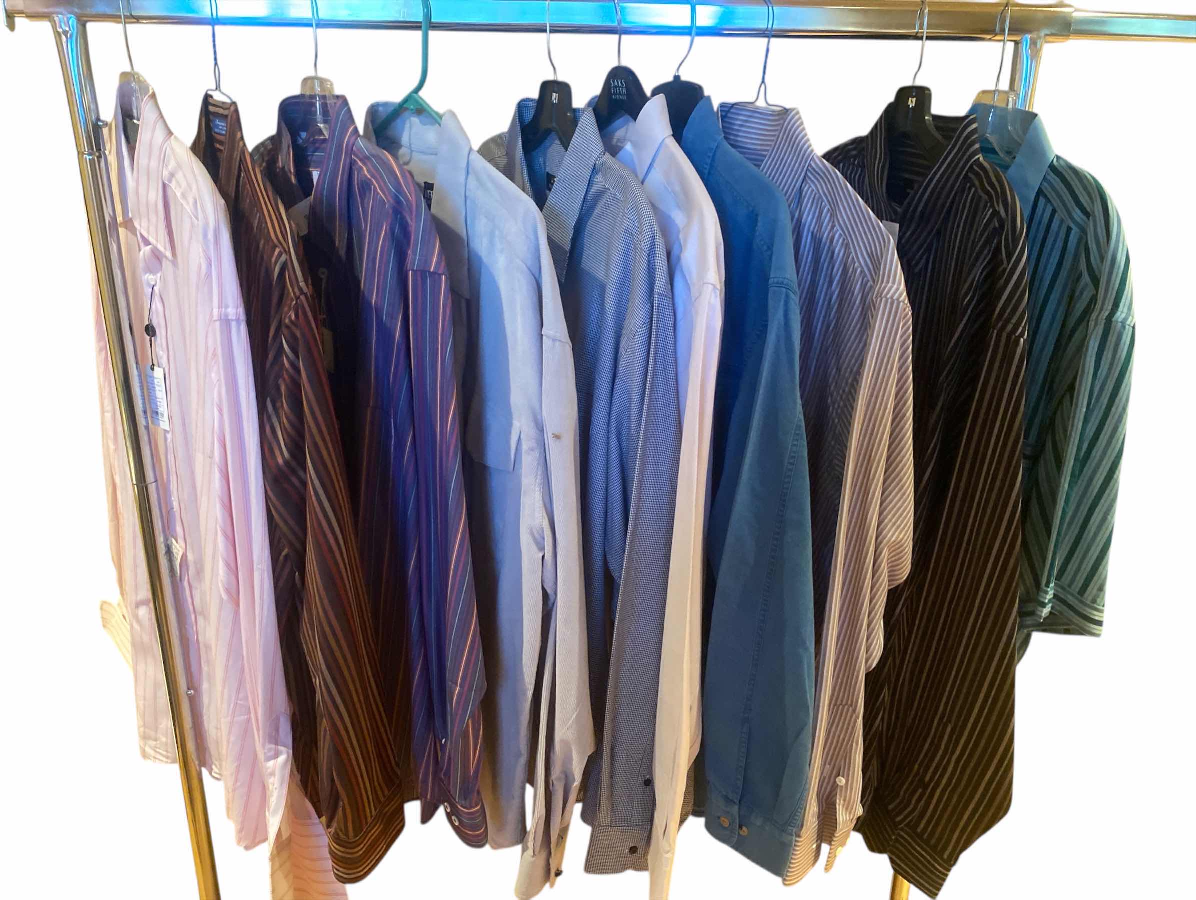 Photo 1 of 10 - DESIGNER DRESS SHIRTS SIZE X LARGE (SOME HAVE TAGS)