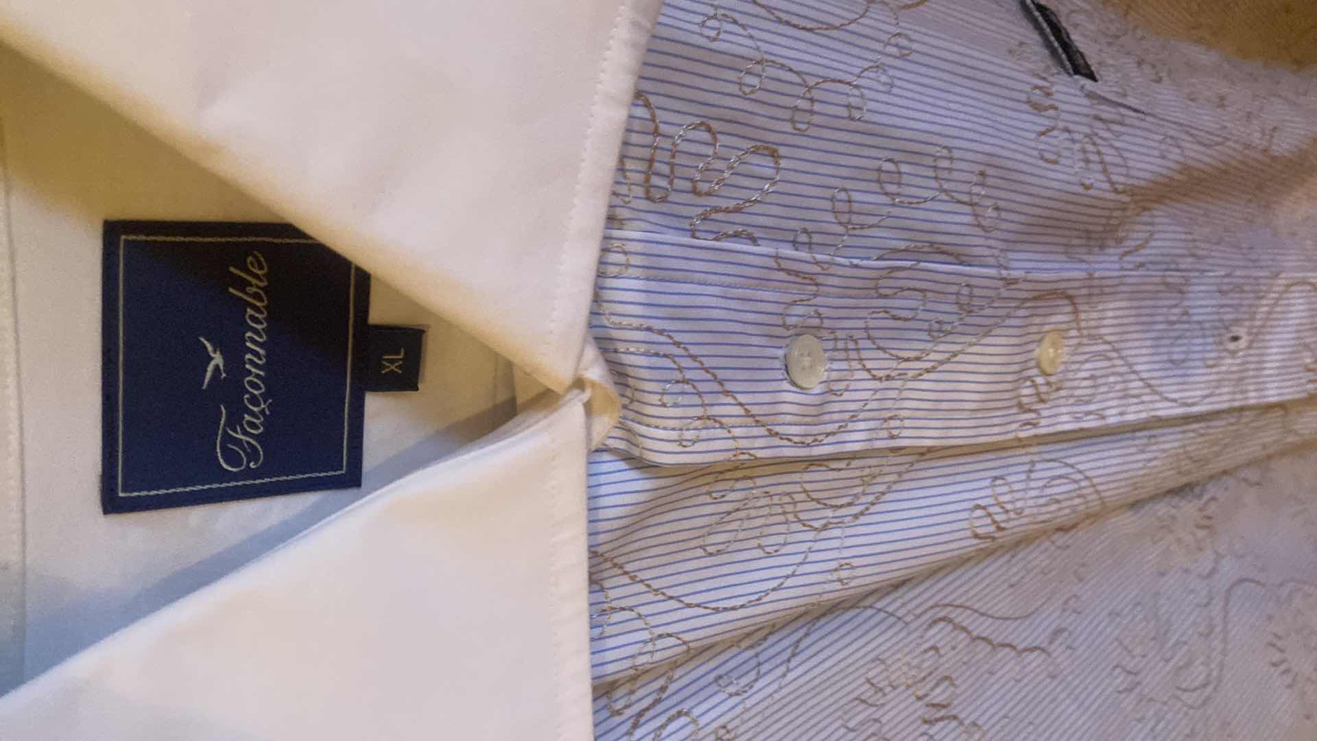 Photo 1 of 10 - DESIGNER DRESS SHIRTS SIZE LARGE (SOME HAVE TAGS)