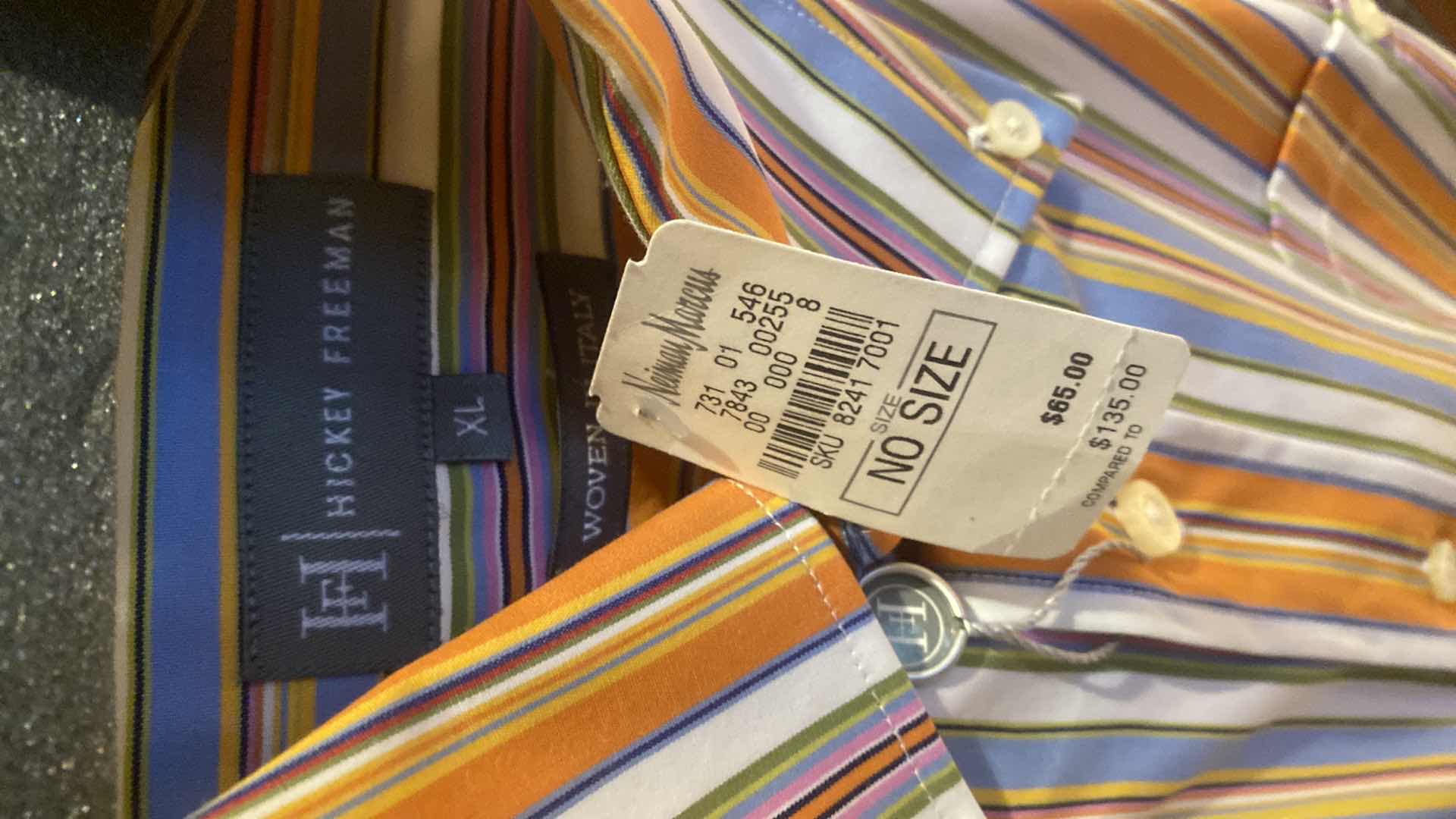 Photo 1 of 10-  DESIGNER LONG SLEEVE DRESS SHIRTS SIZE  17, 17 1/2 & X LARGE (SOME WITH TAGS)