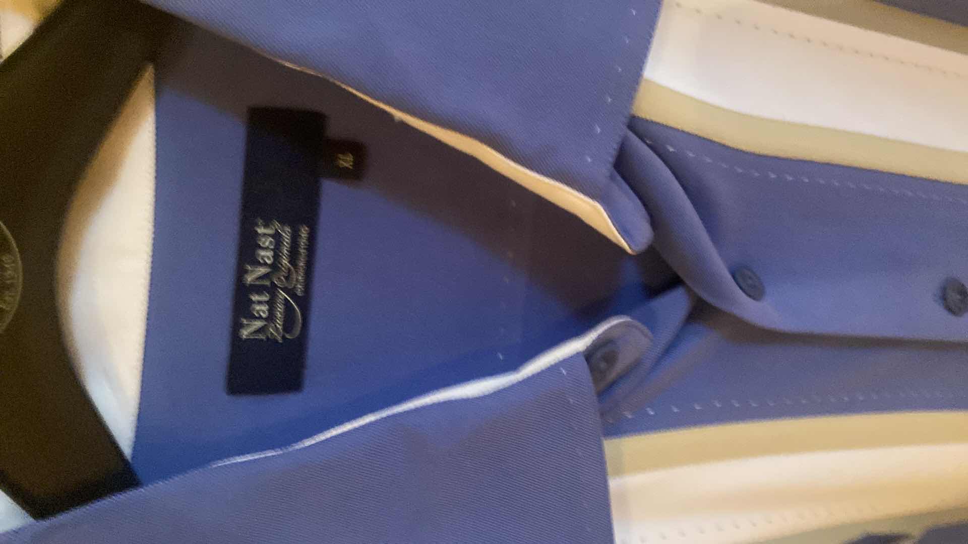 Photo 1 of 10-  DESIGNER SHORT SLEEVE DRESS SHIRTS SIZE  17, 17 1/2 & X LARGE (SOME WITH TAGS)