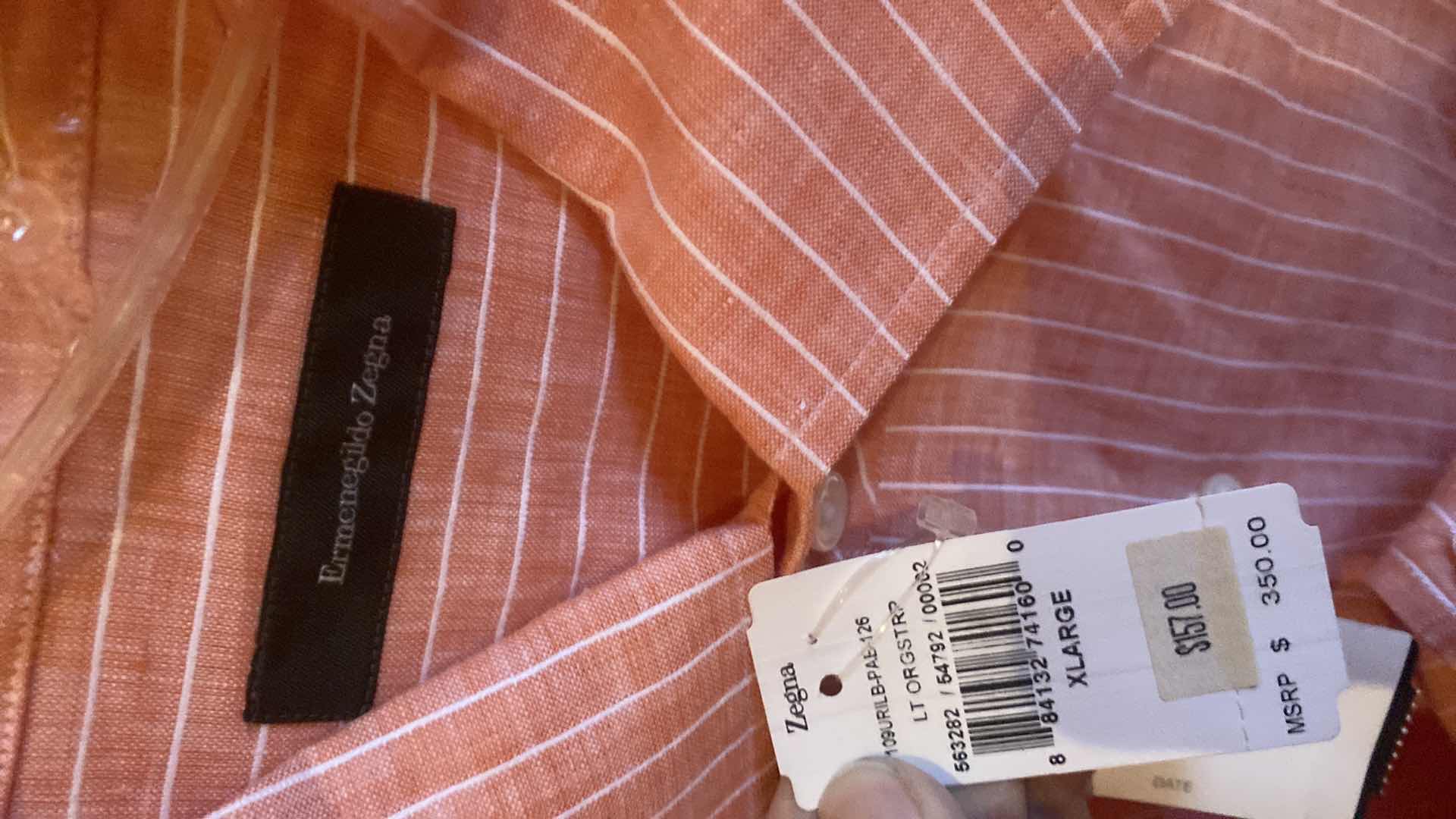 Photo 1 of 10-  DESIGNER SHORT SLEEVE DRESS SHIRTS SIZE  17, 17 1/2 & X LARGE (SOME WITH TAGS)