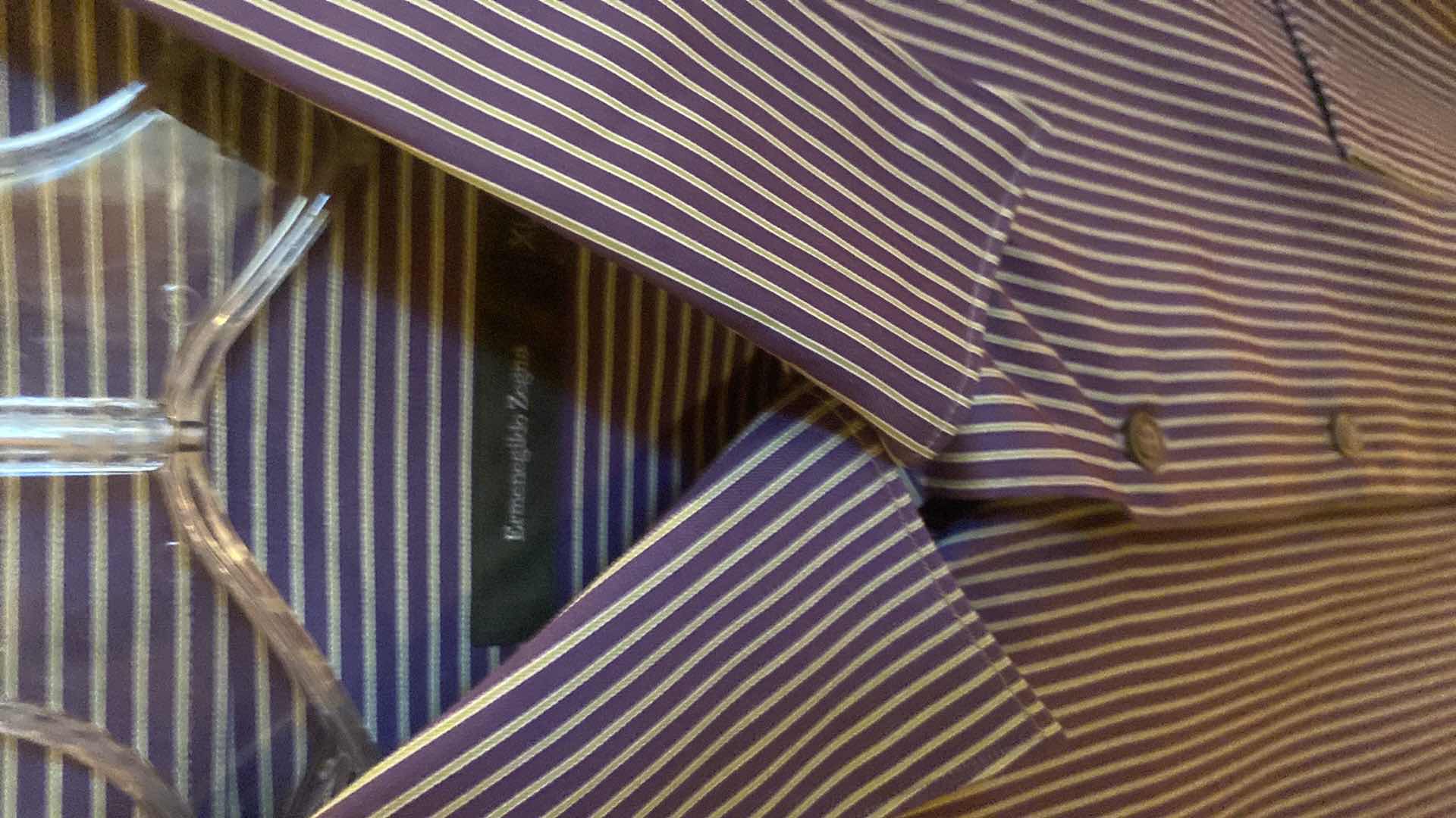 Photo 1 of 10 -  DESIGNER LONG SLEEVE DRESS SHIRTS SIZE  17, 17 1/2 & X LARGE (SOME WITH TAGS)