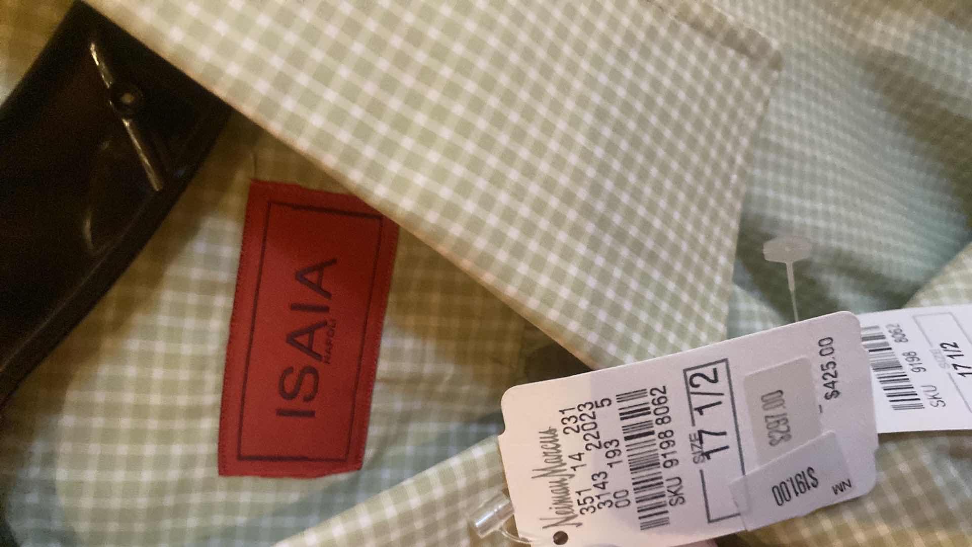 Photo 1 of 10 -  DESIGNER LONG SLEEVE DRESS SHIRTS SIZE  17, 17 1/2 & X LARGE (SOME WITH TAGS)