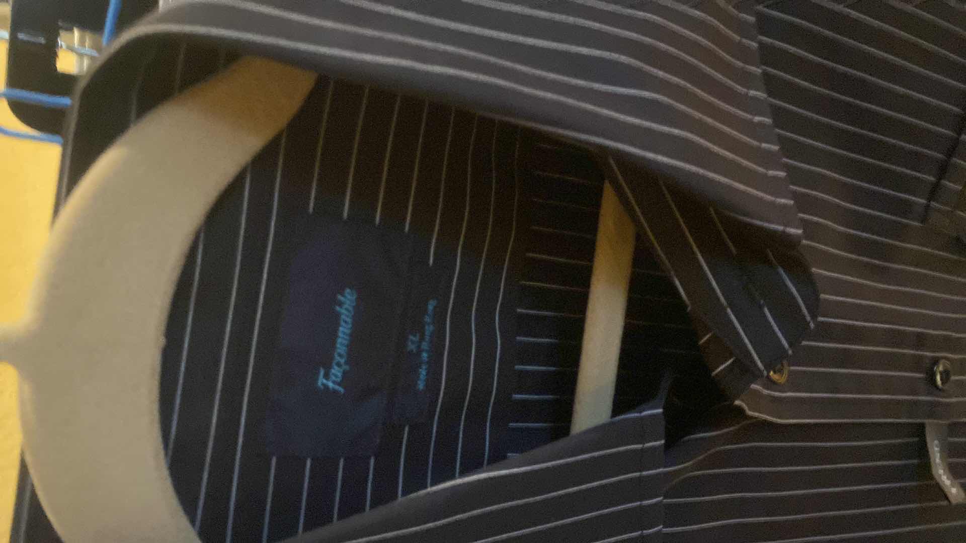 Photo 1 of 10-  DESIGNER LONG SLEEVE DRESS SHIRTS SIZE  17, 17 1/2 & X LARGE (SOME WITH TAGS)