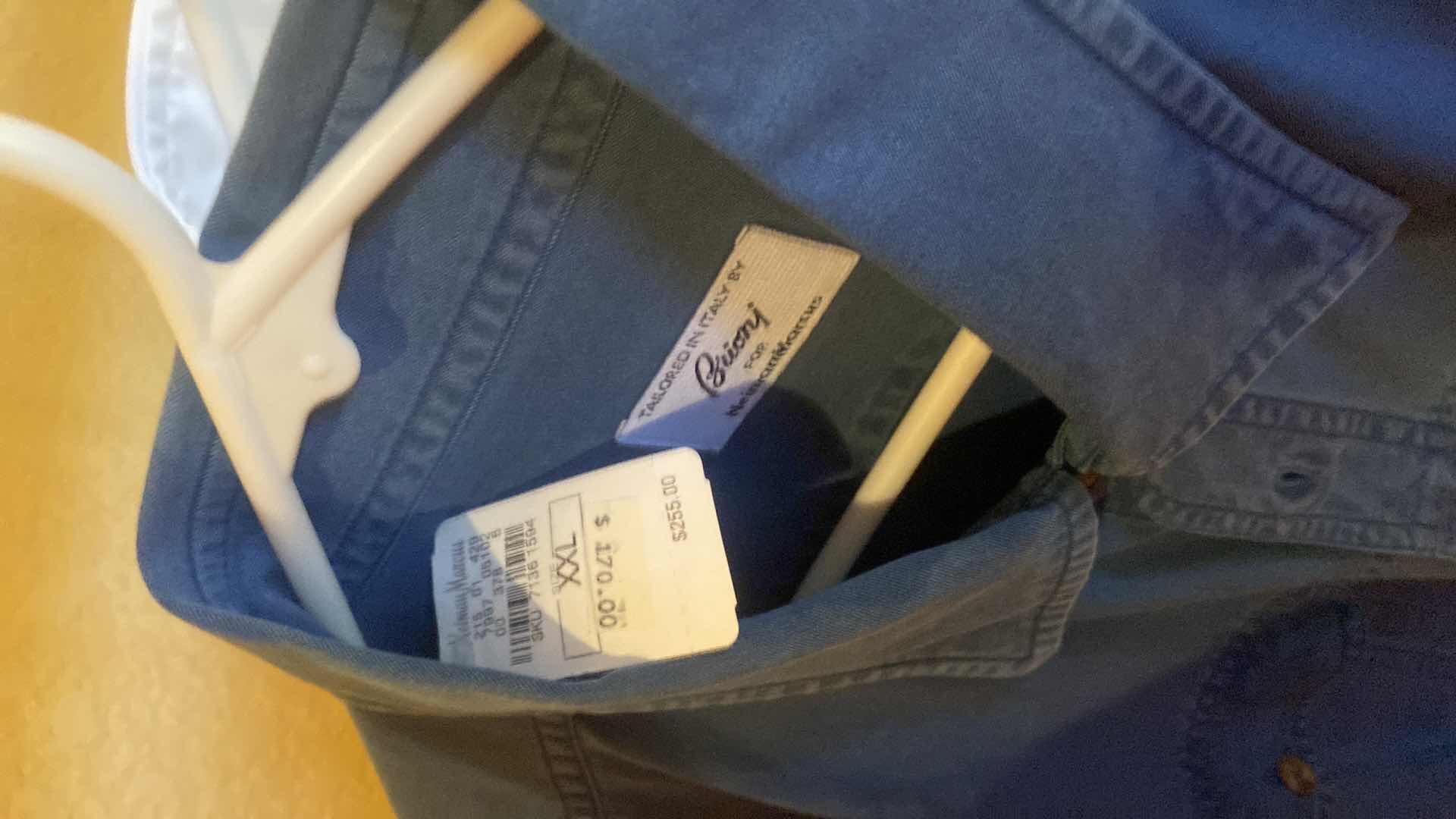 Photo 1 of 10-  DESIGNER LONG SLEEVE DRESS SHIRTS SIZE  18 & X X LARGE (SOME WITH TAGS)