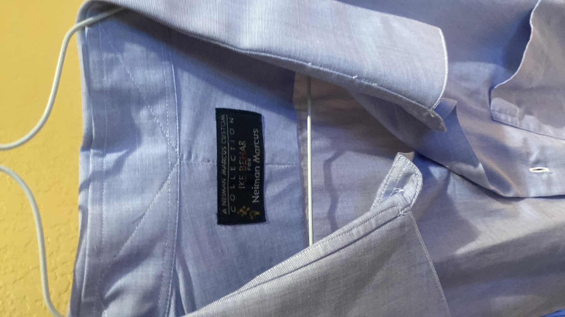Photo 1 of 10-  DESIGNER SHORT SLEEVE DRESS SHIRTS SIZE  17, 17 1/2 & X LARGE (SOME WITH TAGS)