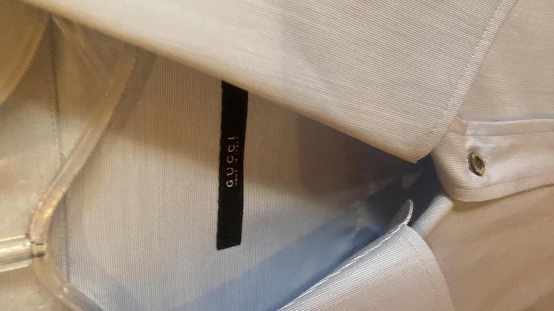 Photo 1 of 10-  DESIGNER LONG SLEEVE DRESS SHIRTS SIZE  17, 17 1/2 & X LARGE (SOME WITH TAGS)