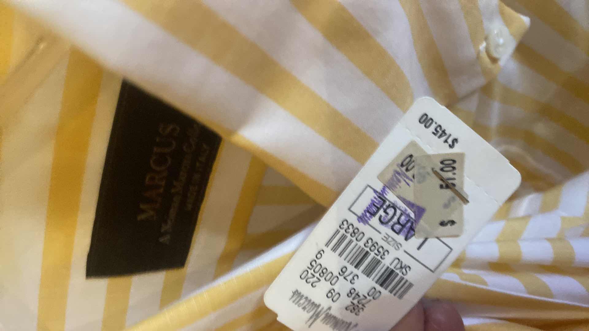 Photo 1 of 10-  DESIGNER LONG SLEEVE DRESS SHIRTS SIZE  17, 17 1/2 & X LARGE (SOME WITH TAGS)