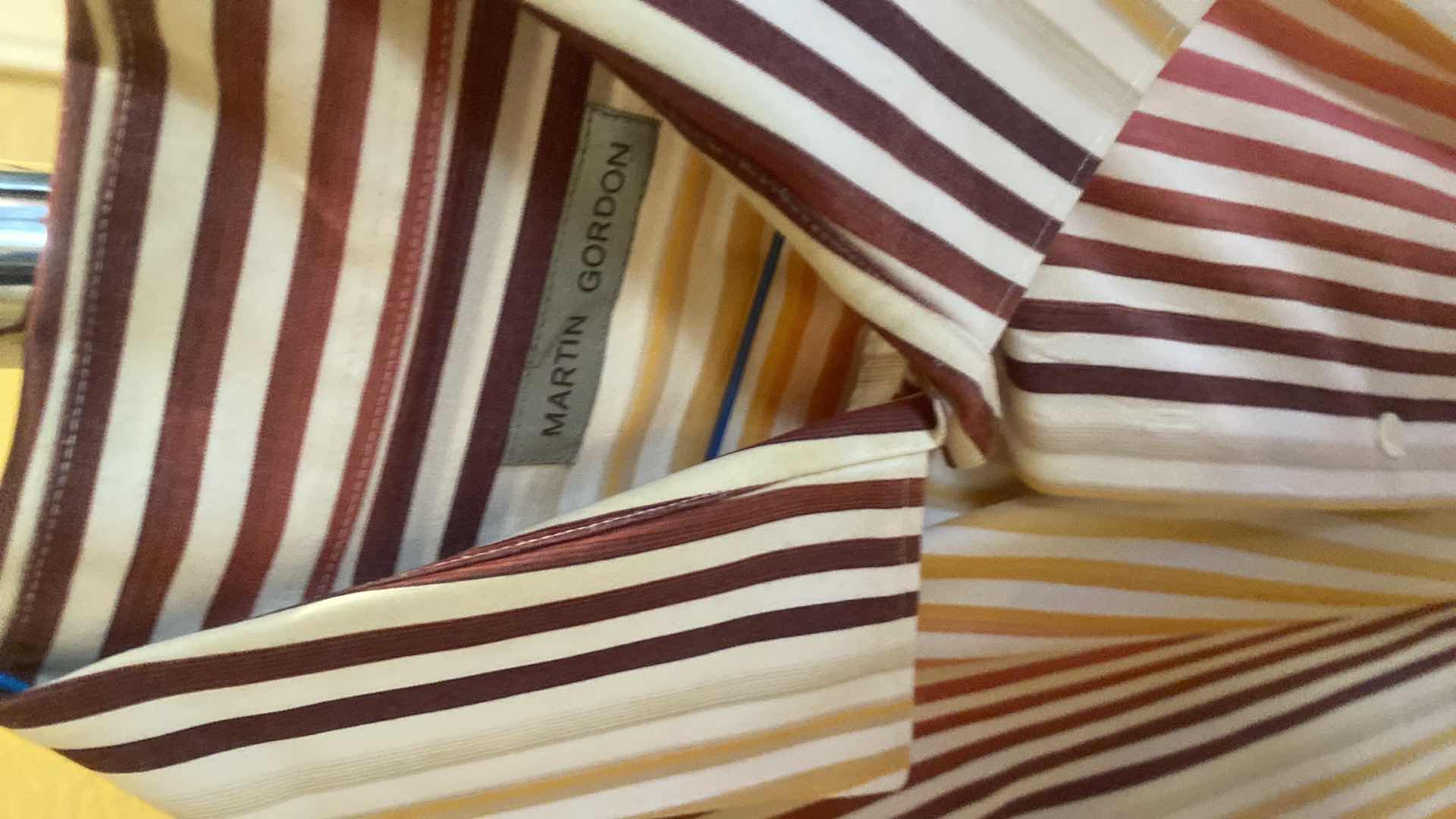 Photo 1 of 10-  DESIGNER LONG SLEEVE DRESS SHIRTS SIZE  17, 17 1/2 & X LARGE (SOME WITH TAGS)