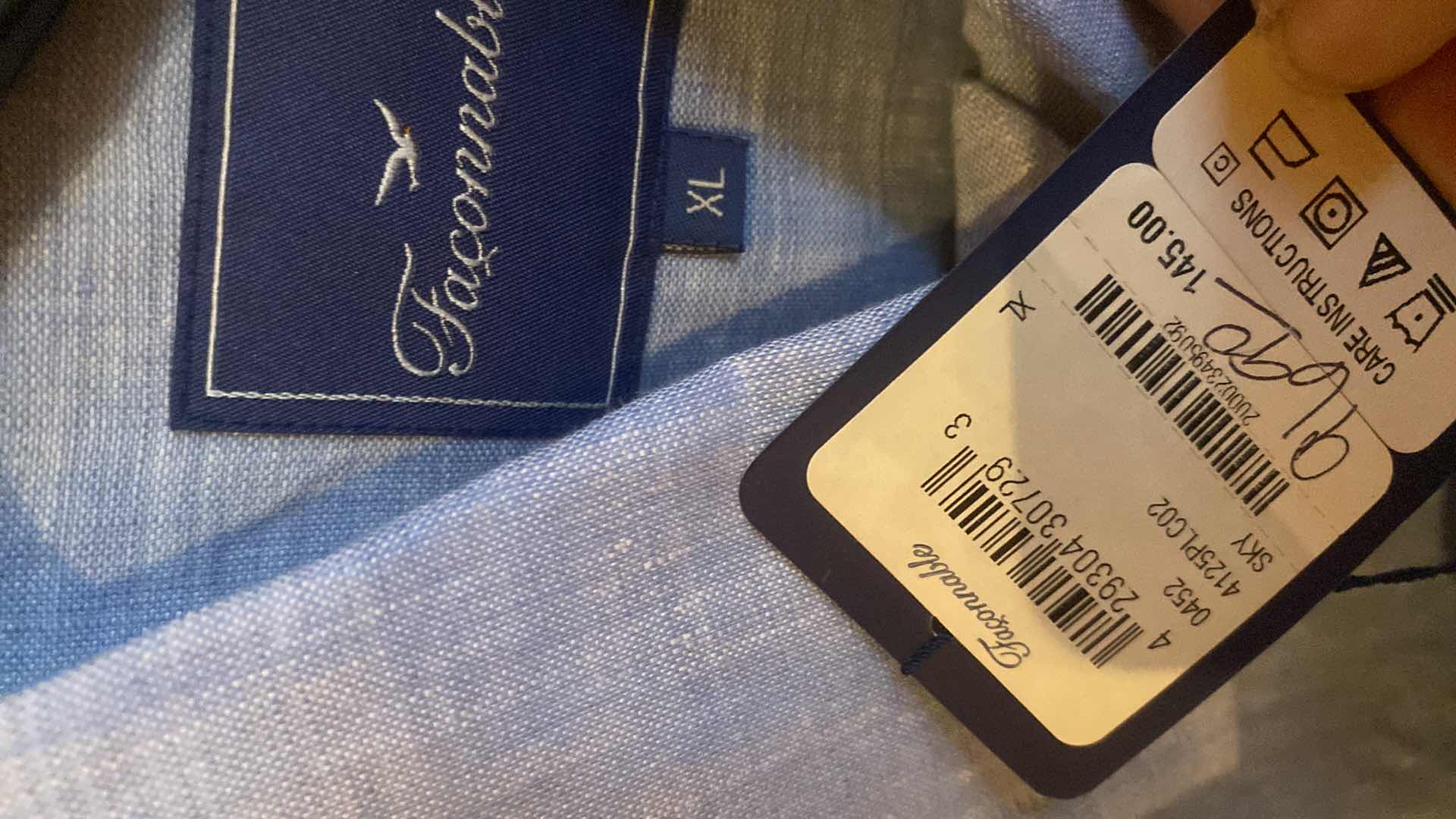 Photo 1 of 10-  DESIGNER SHORT SLEEVE DRESS SHIRTS SIZE  17, 17 1/2 & X LARGE (SOME WITH TAGS)