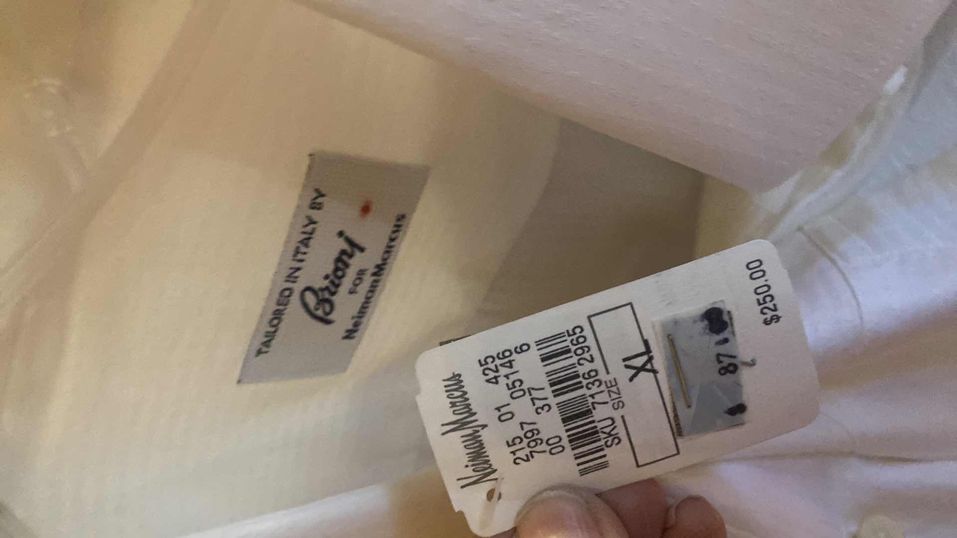 Photo 1 of 10-  DESIGNER LONG SLEEVE DRESS SHIRTS SIZE  17 1/2 & X LARGE (SOME WITH TAGS)