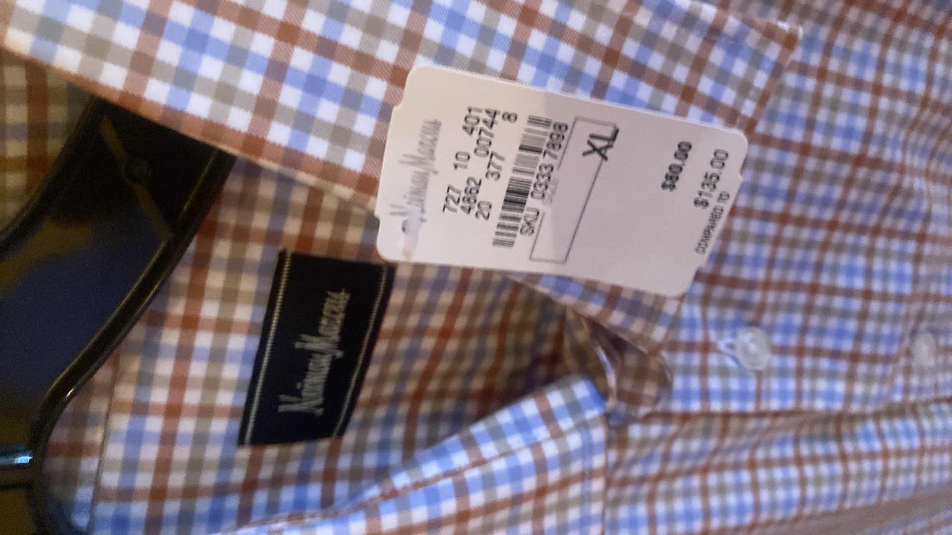 Photo 1 of 10-  DESIGNER LONG SLEEVE DRESS SHIRTS SIZE  17 1/2 & X LARGE (SOME WITH TAGS)
