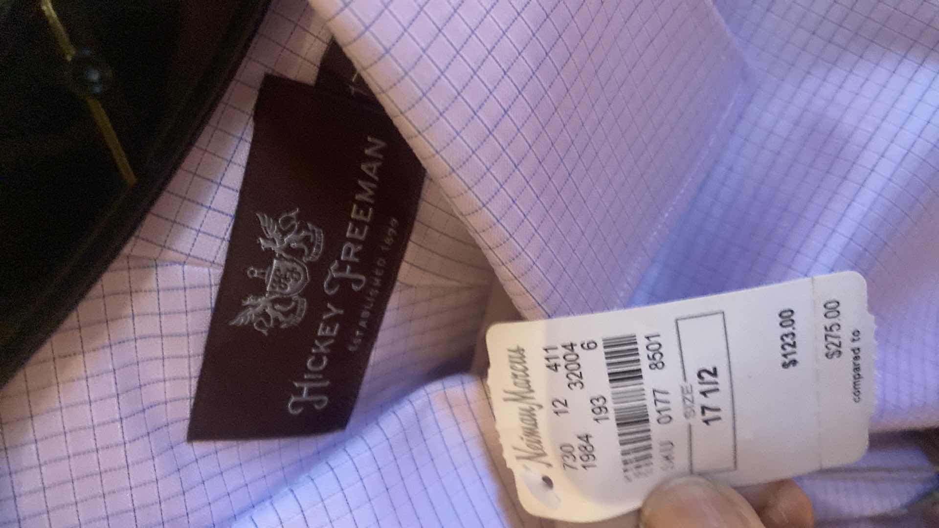 Photo 1 of 10-  DESIGNER LONG SLEEVE DRESS SHIRTS SIZE  17 1/2 & X LARGE (SOME WITH TAGS)