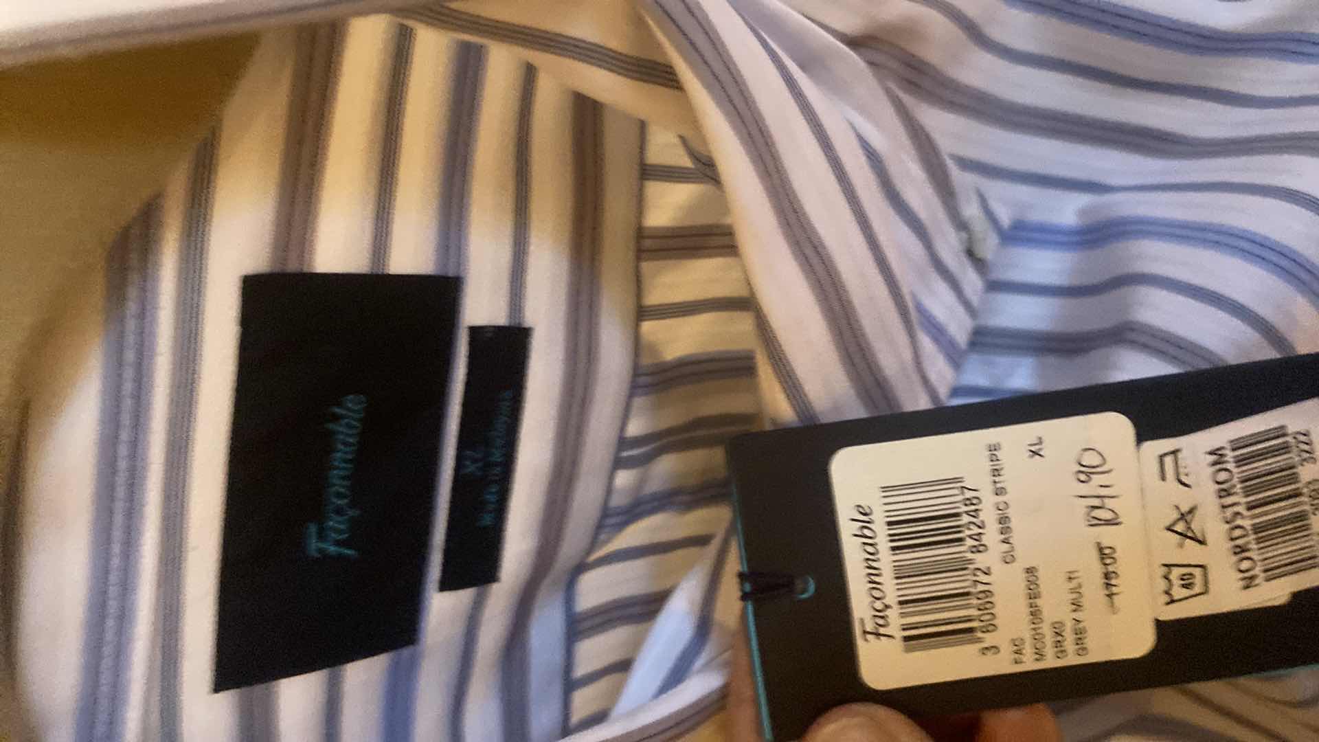 Photo 1 of 8 - DESIGNER LONG SLEEVE DRESS SHIRTS SIZE  17, 17 1/2 & X LARGE (SOME WITH TAGS)