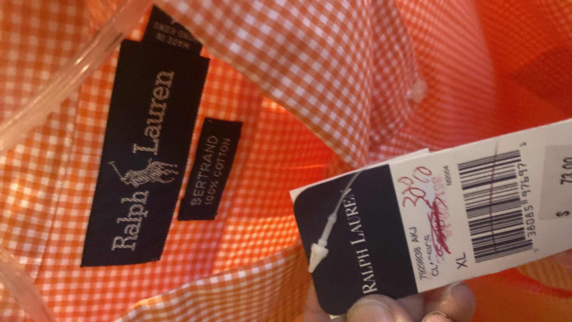 Photo 1 of 8 - DESIGNER LONG SLEEVE DRESS SHIRTS SIZE  17, 17 1/2 & X LARGE (SOME WITH TAGS)