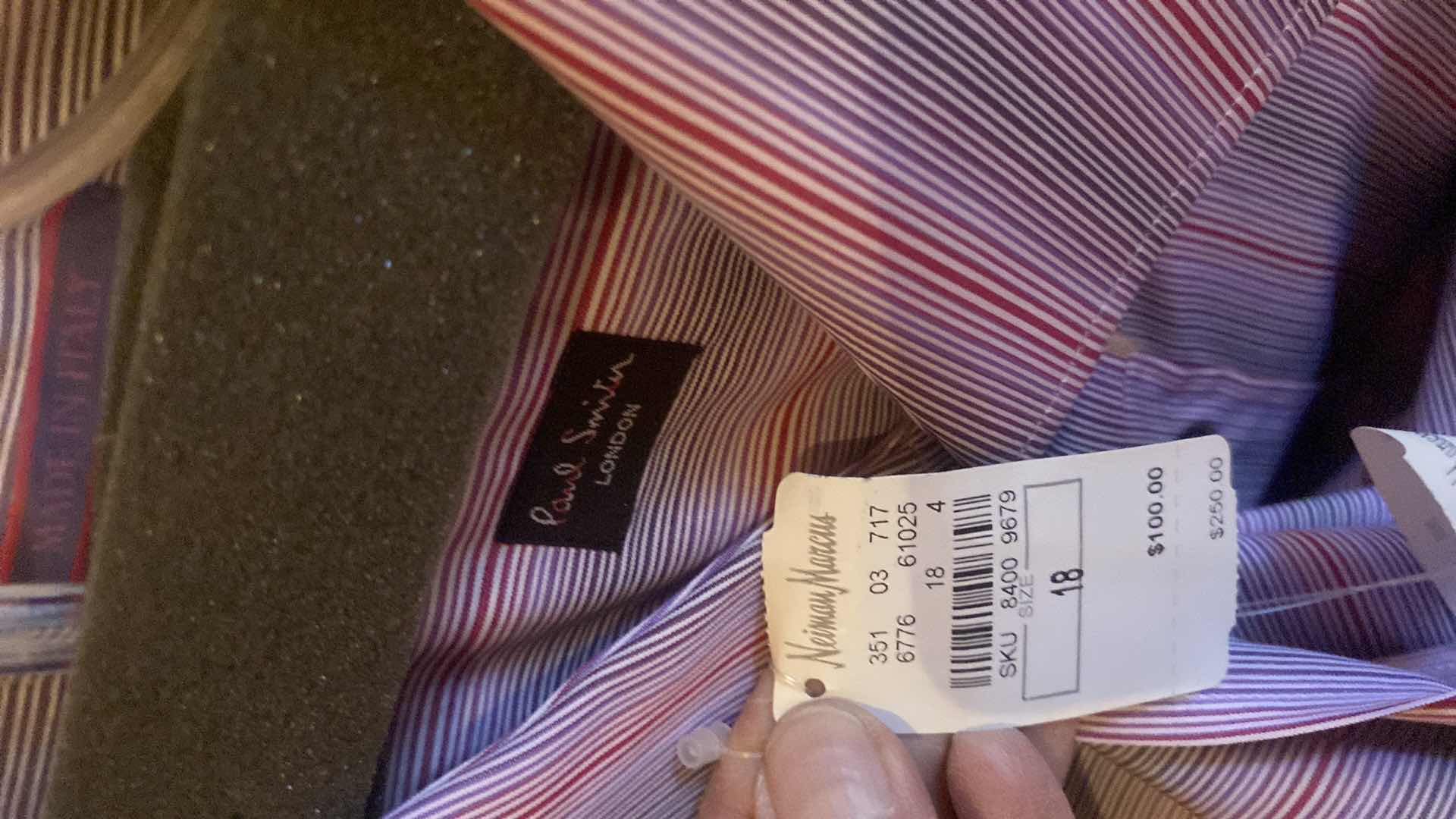 Photo 1 of 10 - DESIGNER LONG & SHORT SLEEVE DRESS SHIRTS SIZE  18 & XXLARGE (SOME WITH TAGS)