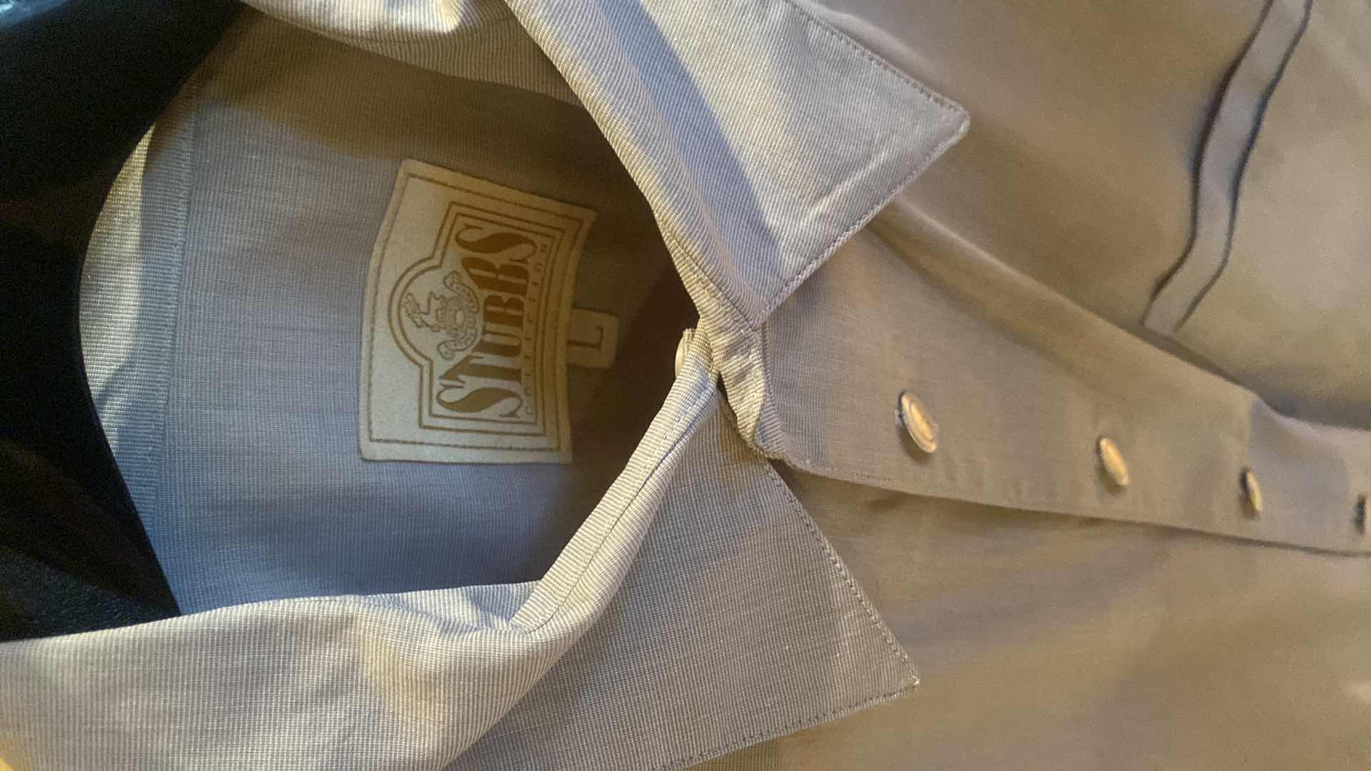 Photo 1 of 10 - DESIGNER LONG SLEEVE DRESS SHIRTS SIZE  17 LARGE (SOME WITH TAGS)