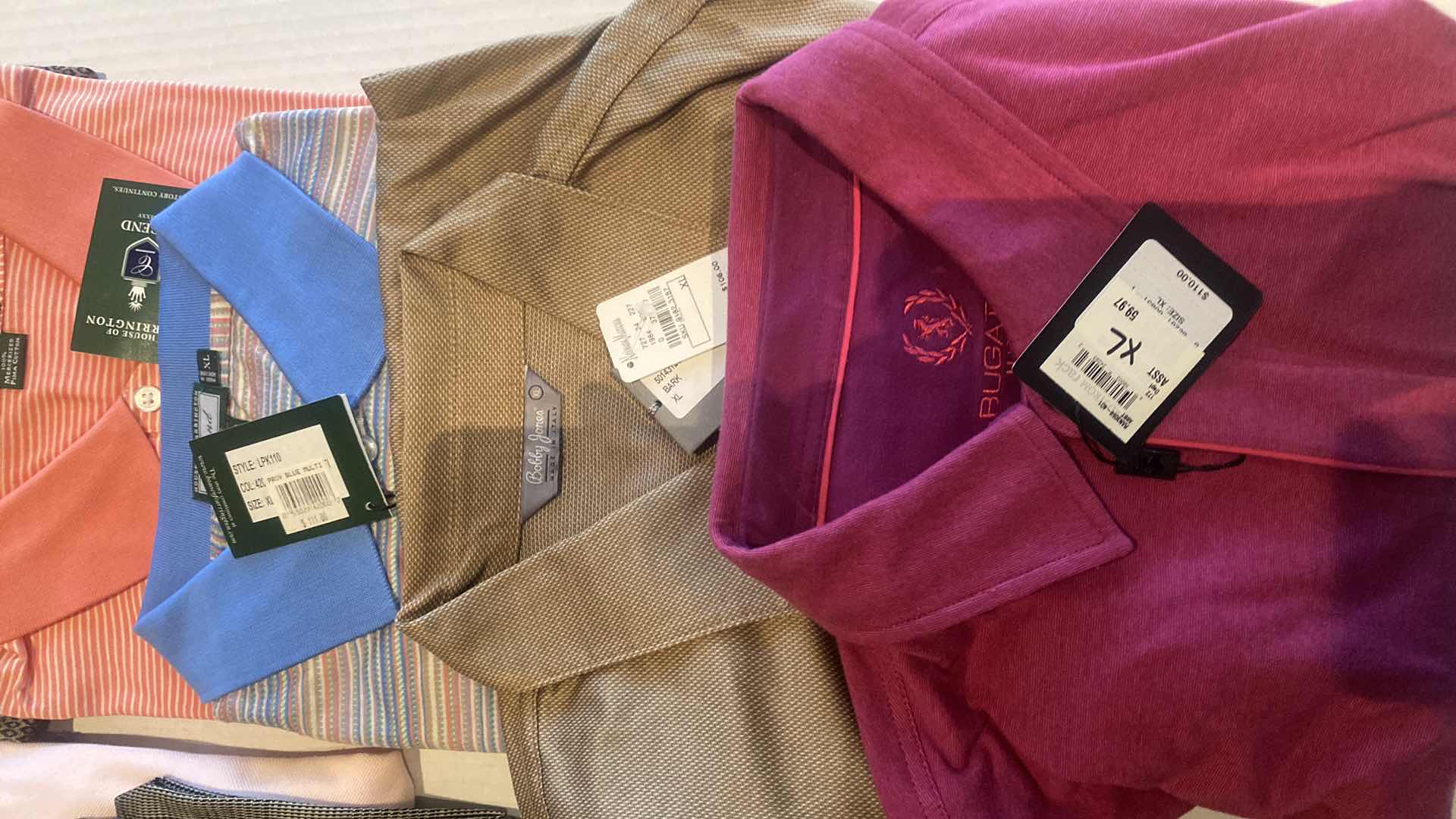 Photo 1 of 10 - GOLF & CASUAL MEN’S SHIRTS SIZE XL (MOST ARE NEW)