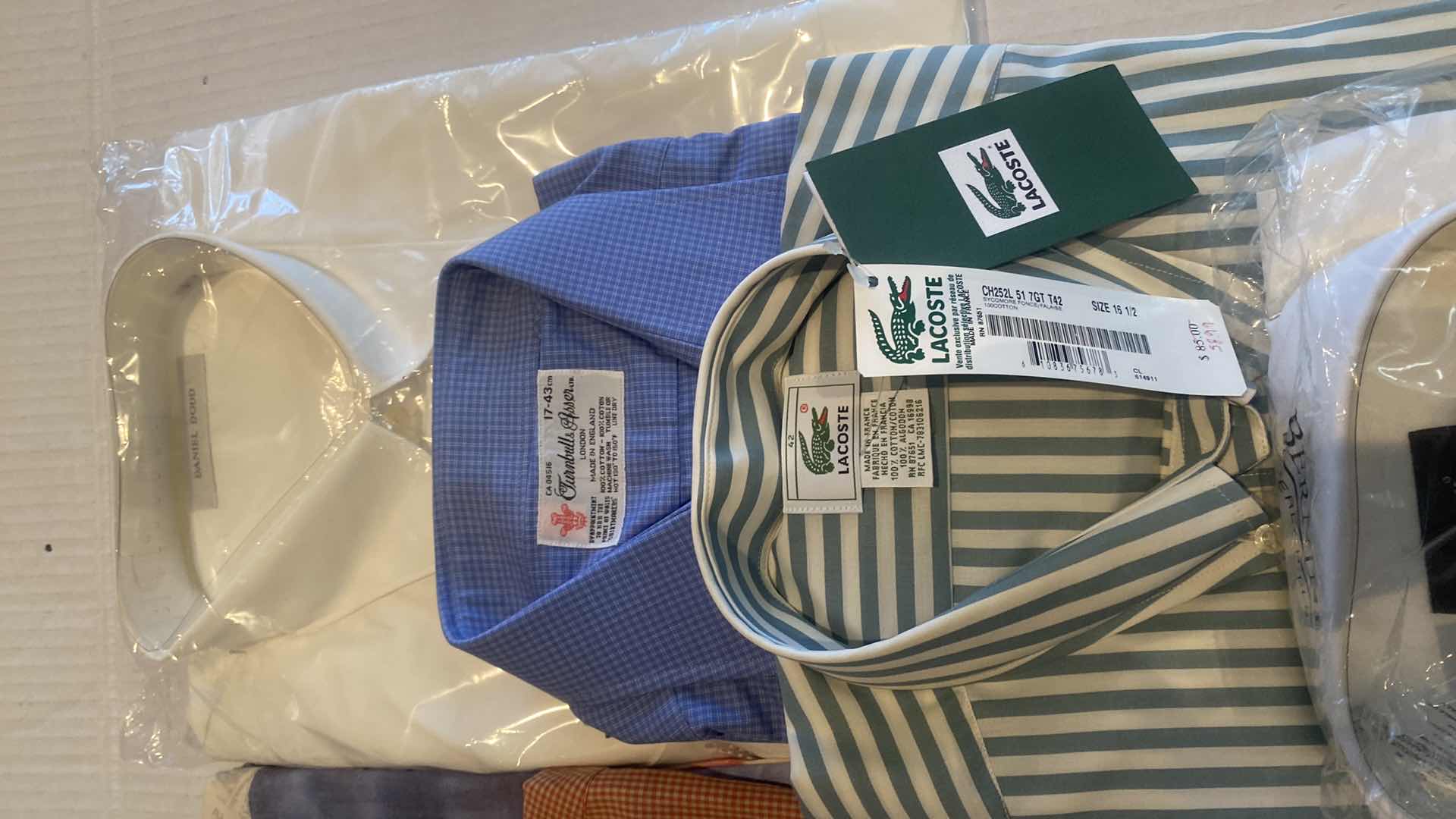 Photo 1 of 10 - LONG SLEEVE BUTTON DOWN MEN’S SHIRTS SIZE L (MOST ARE NEW)