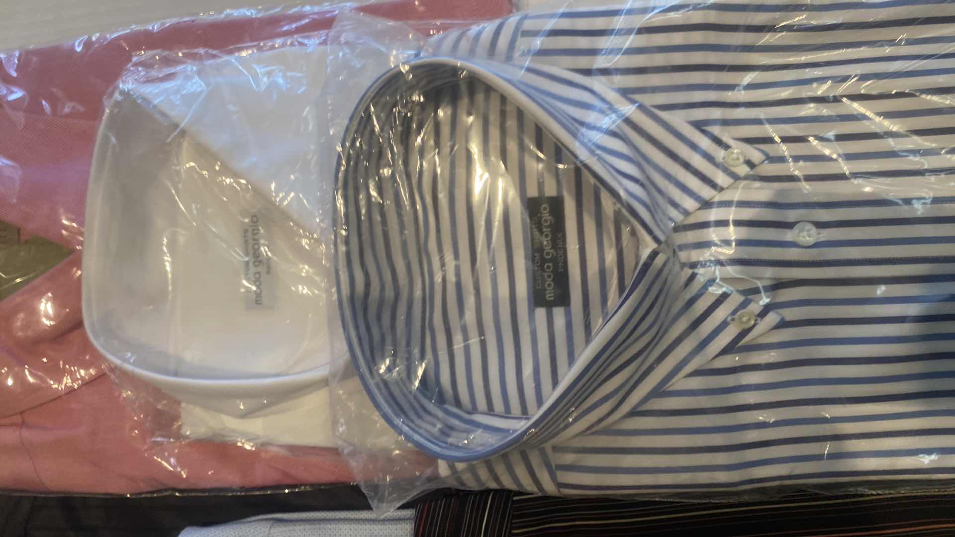 Photo 1 of 10 - DESIGNER LONG SLEEVE BUTTON DOWN MEN’S SHIRTS SIZE XL (MOST ARE NEW)