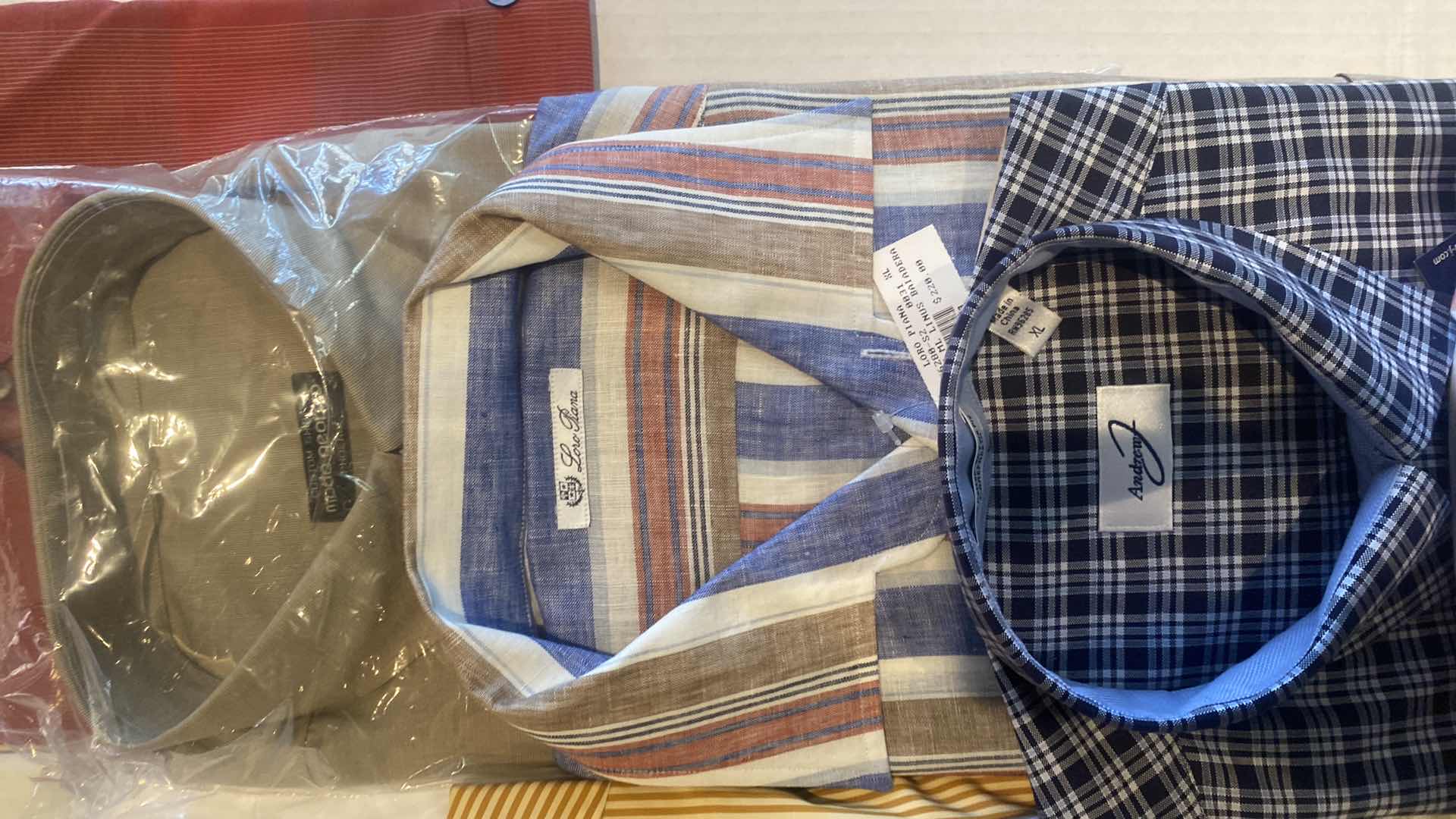 Photo 1 of 10 - DESIGNER LONG SLEEVE BUTTON DOWN MEN’S SHIRTS SIZE XL (MOST ARE NEW)