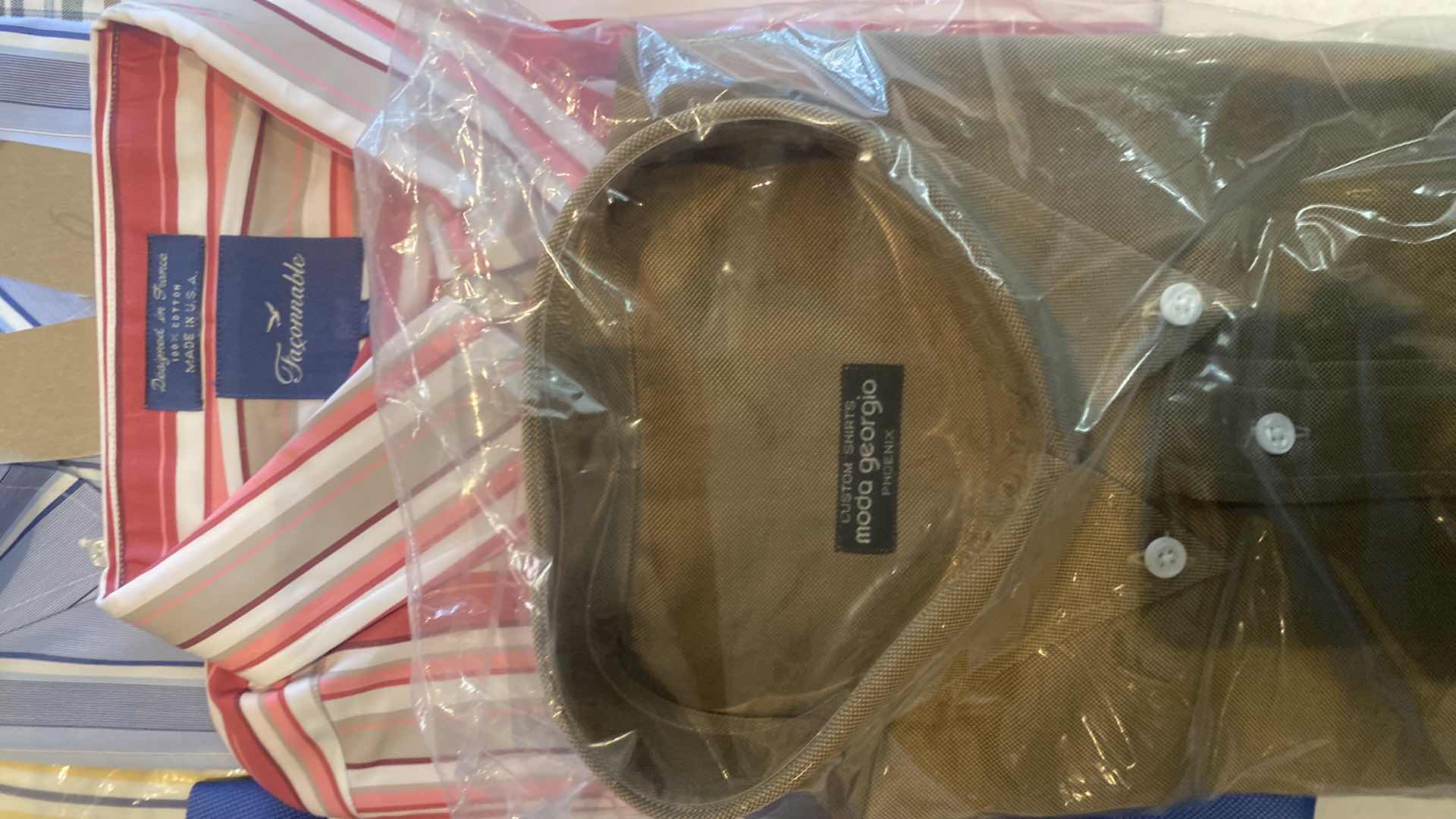 Photo 1 of 10 - DESIGNER LONG SLEEVE BUTTON DOWN MEN’S SHIRTS SIZE XL (MOST ARE NEW)