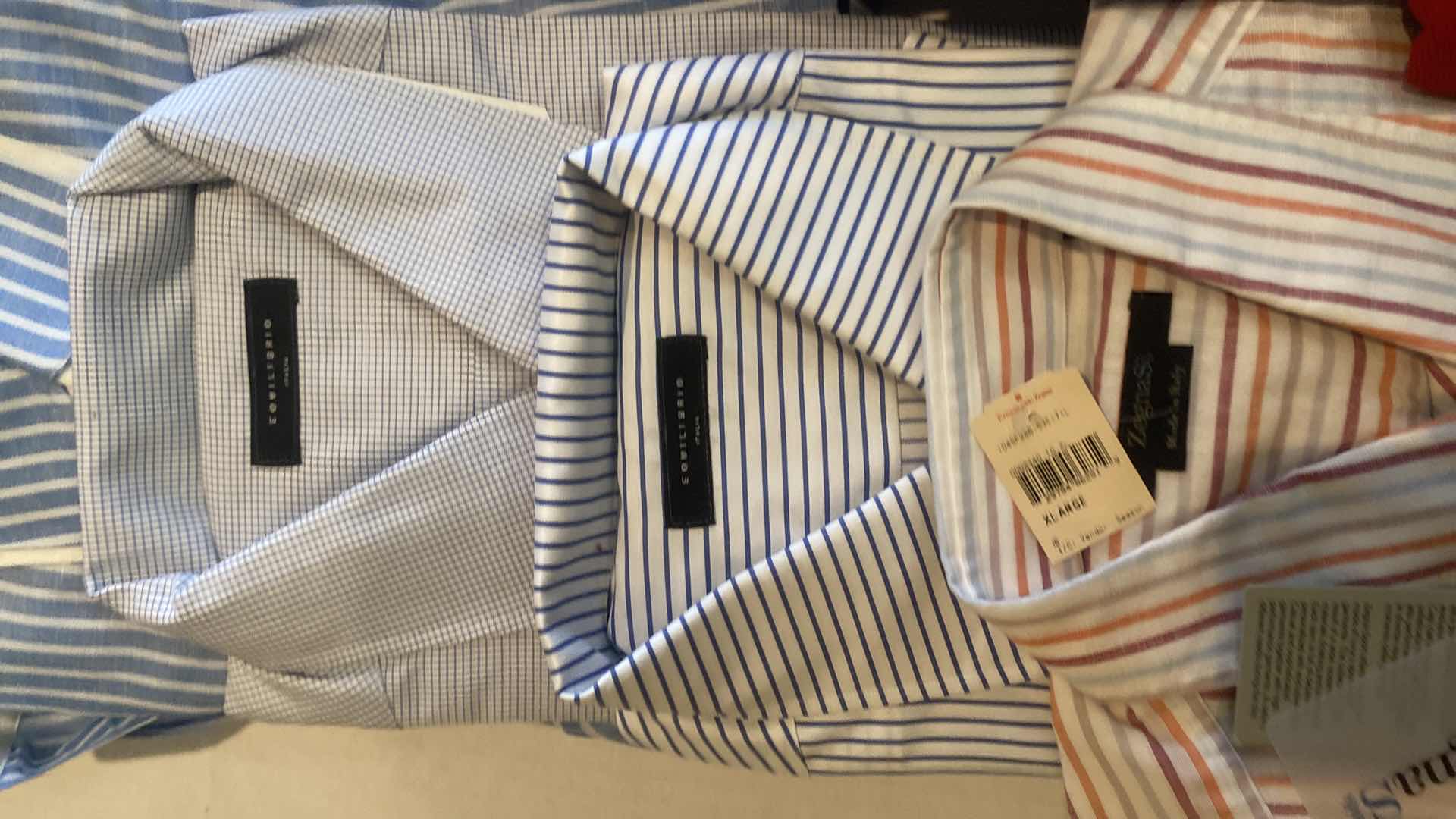 Photo 1 of 10 - DESIGNER LONG SLEEVE BUTTON DOWN MEN’S SHIRTS SIZE XL (MOST ARE NEW)