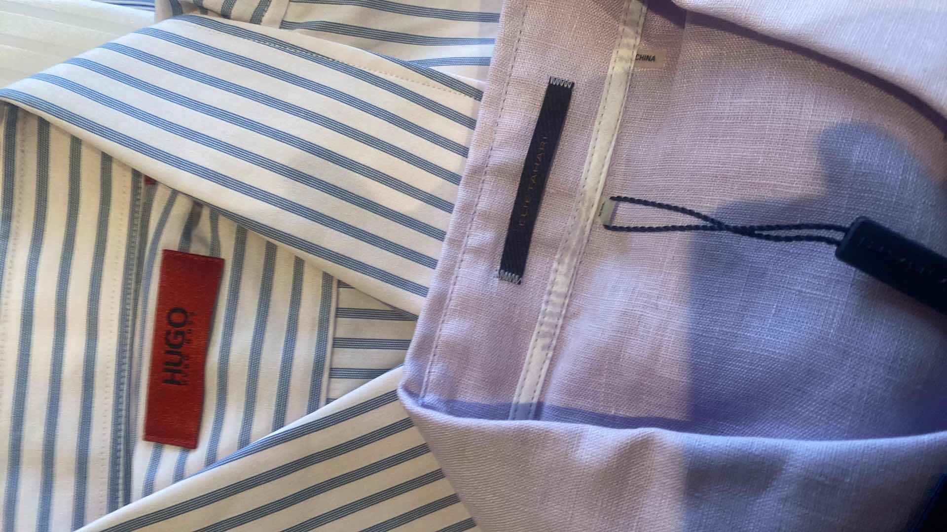 Photo 1 of 10 - DESIGNER LONG SLEEVE BUTTON DOWN MEN’S SHIRTS SIZE XXL (MOST ARE NEW)