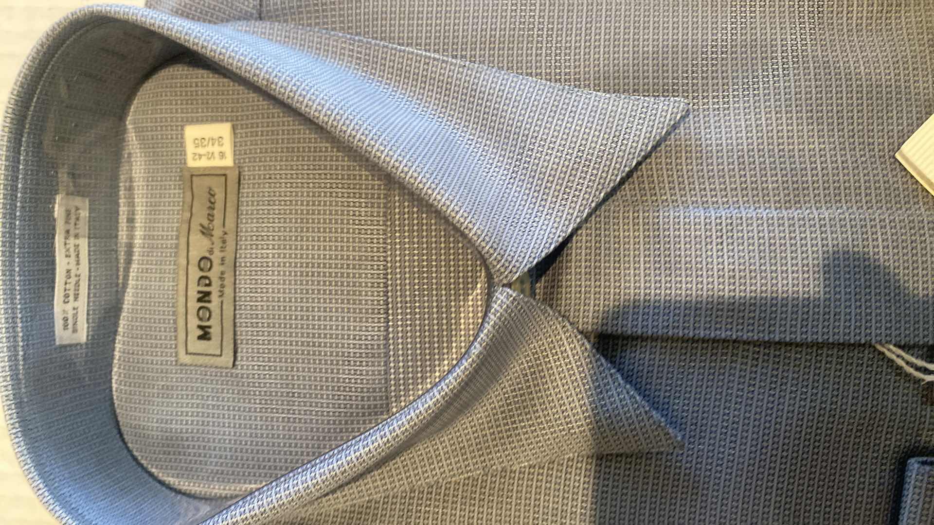 Photo 1 of 3- DESIGNER DRESS SHIRTS MADE IN ITALY SIZES 16 & 16 1/2 M/L