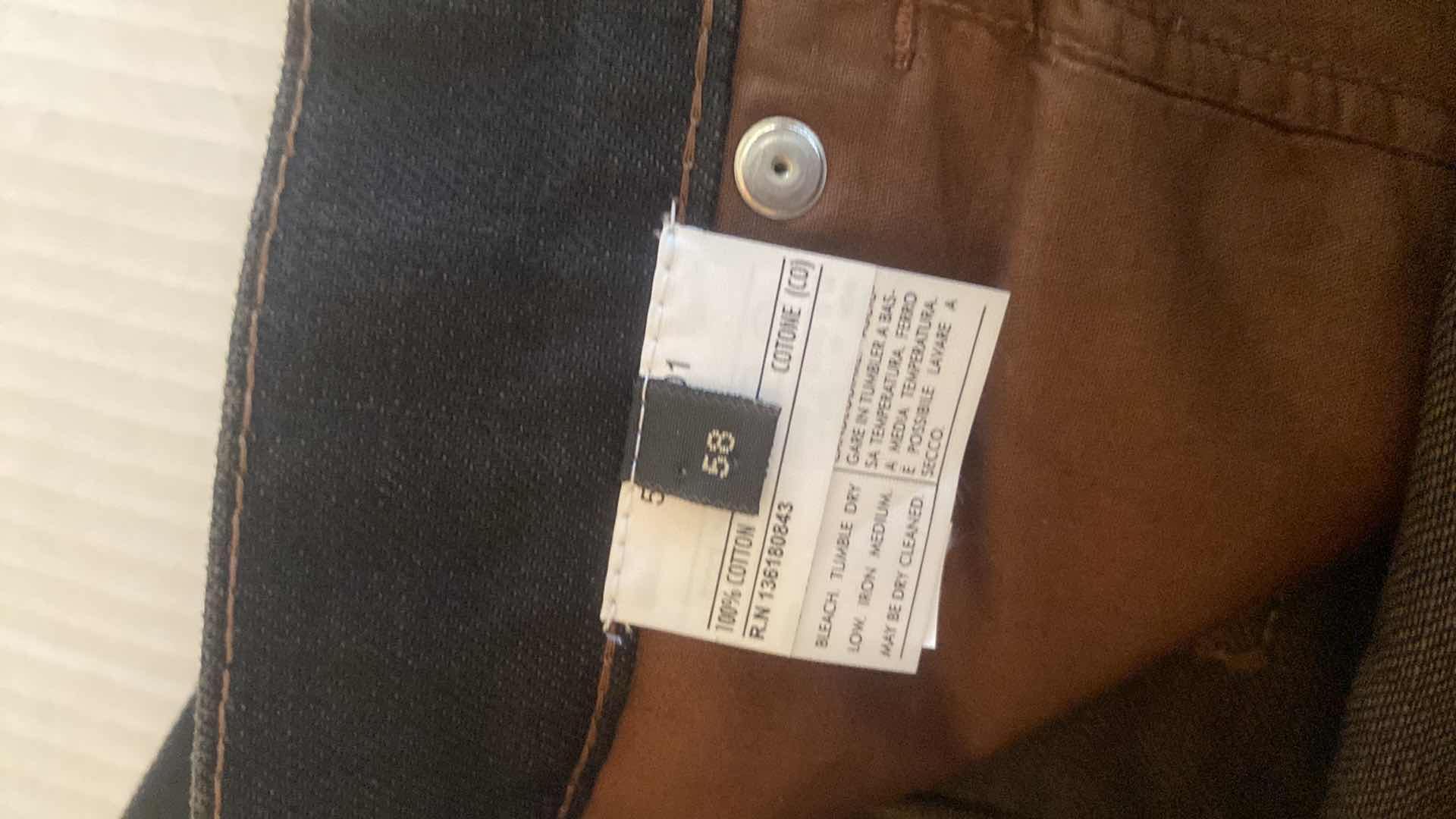 Photo 1 of SALVATORE FERRAGAMO JEANS SIZE 42 (58) (NO TAG)